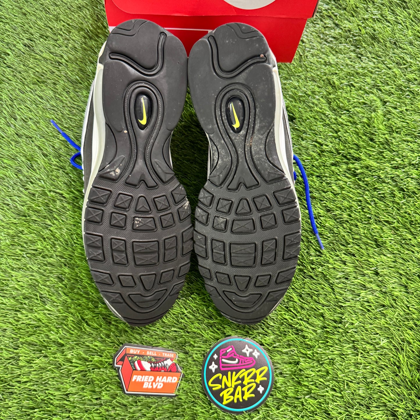 Air Max 98 White Black Racer Blue SIZE 10.5/12W