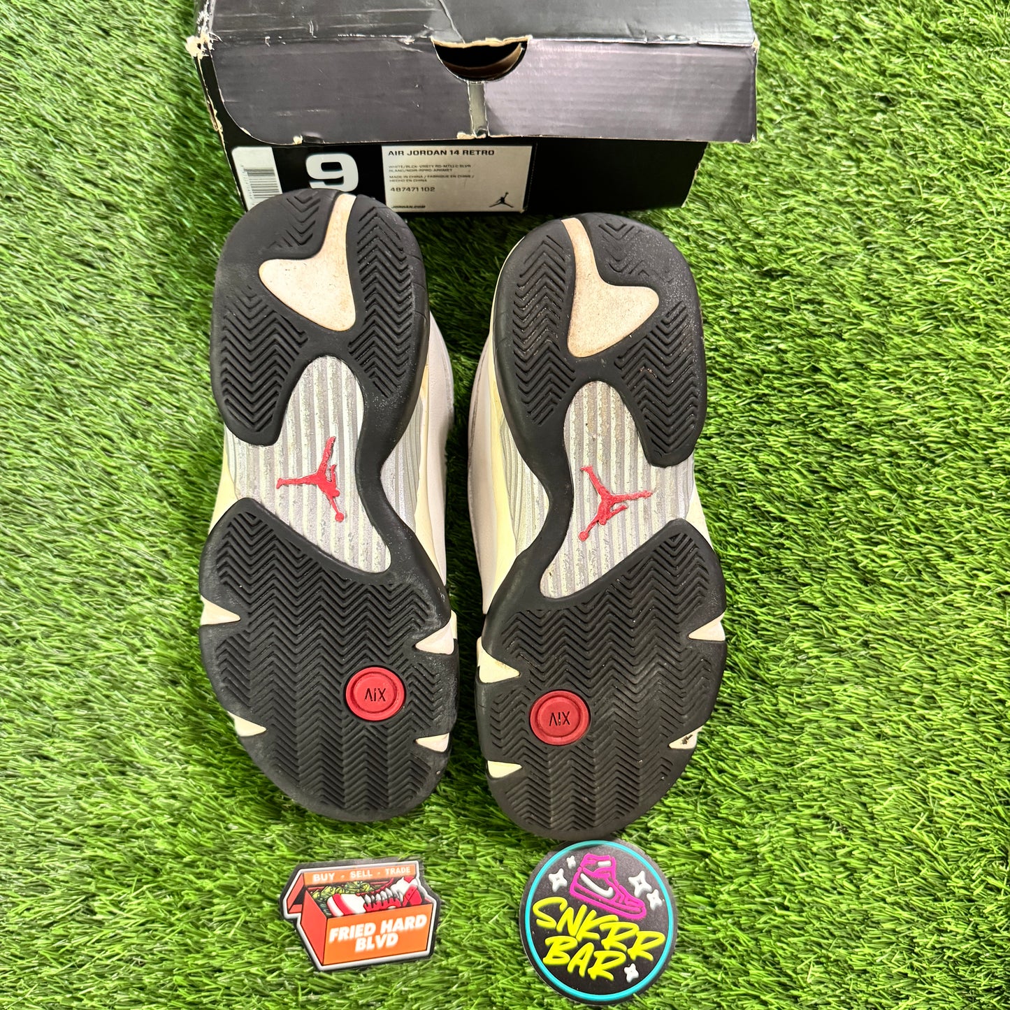 Jordan 14 Retro Black Toe (2014)