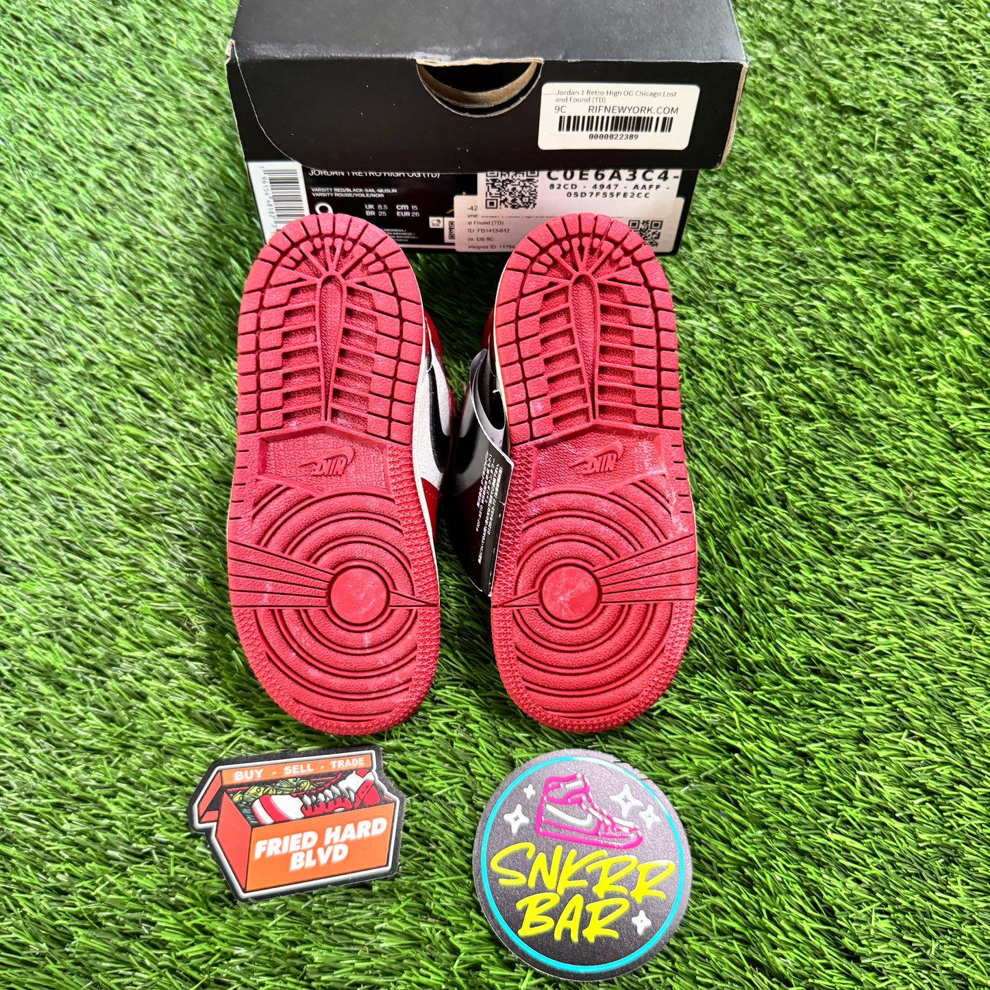 Jordan 1 Retro High OG Chicago Lost and Found (TD)