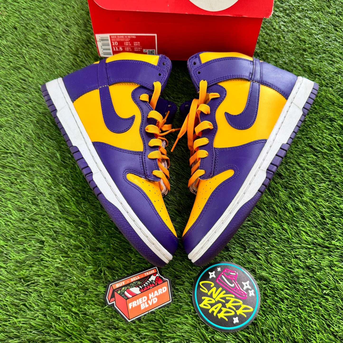 Nike Dunk High Lakers