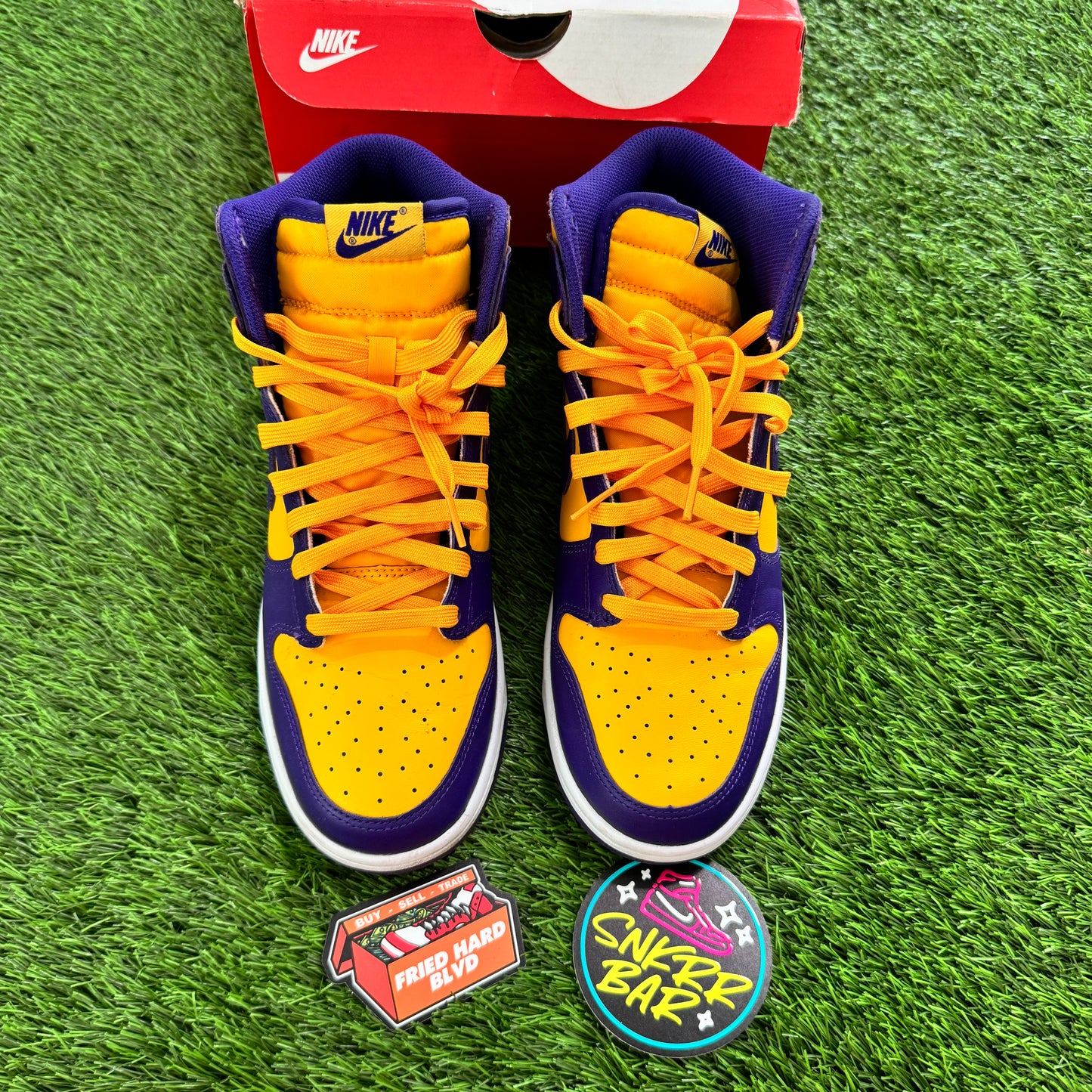 Nike Dunk High Lakers