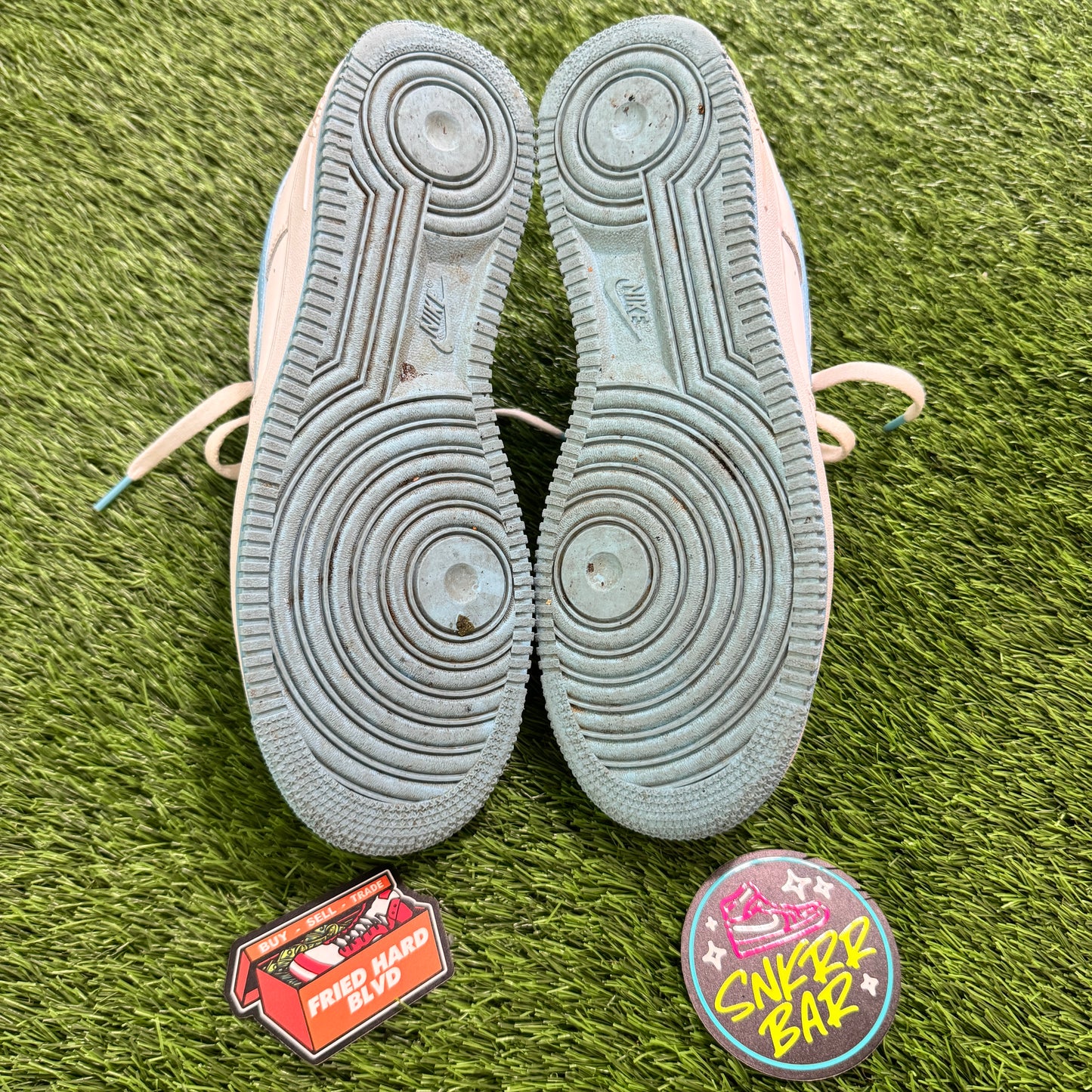 Nike Air Force 1 Low '07 White Aquarius Blue