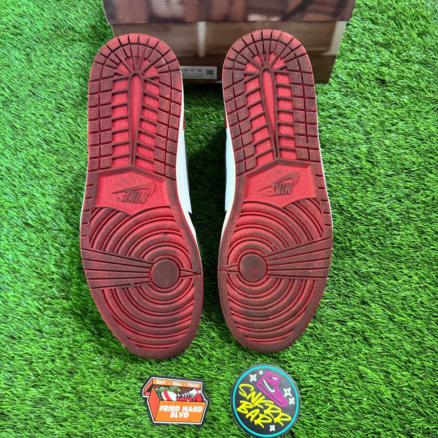 Jordan 1 Retro High OG Black Toe Reimagined SIZE 15M/16.5W