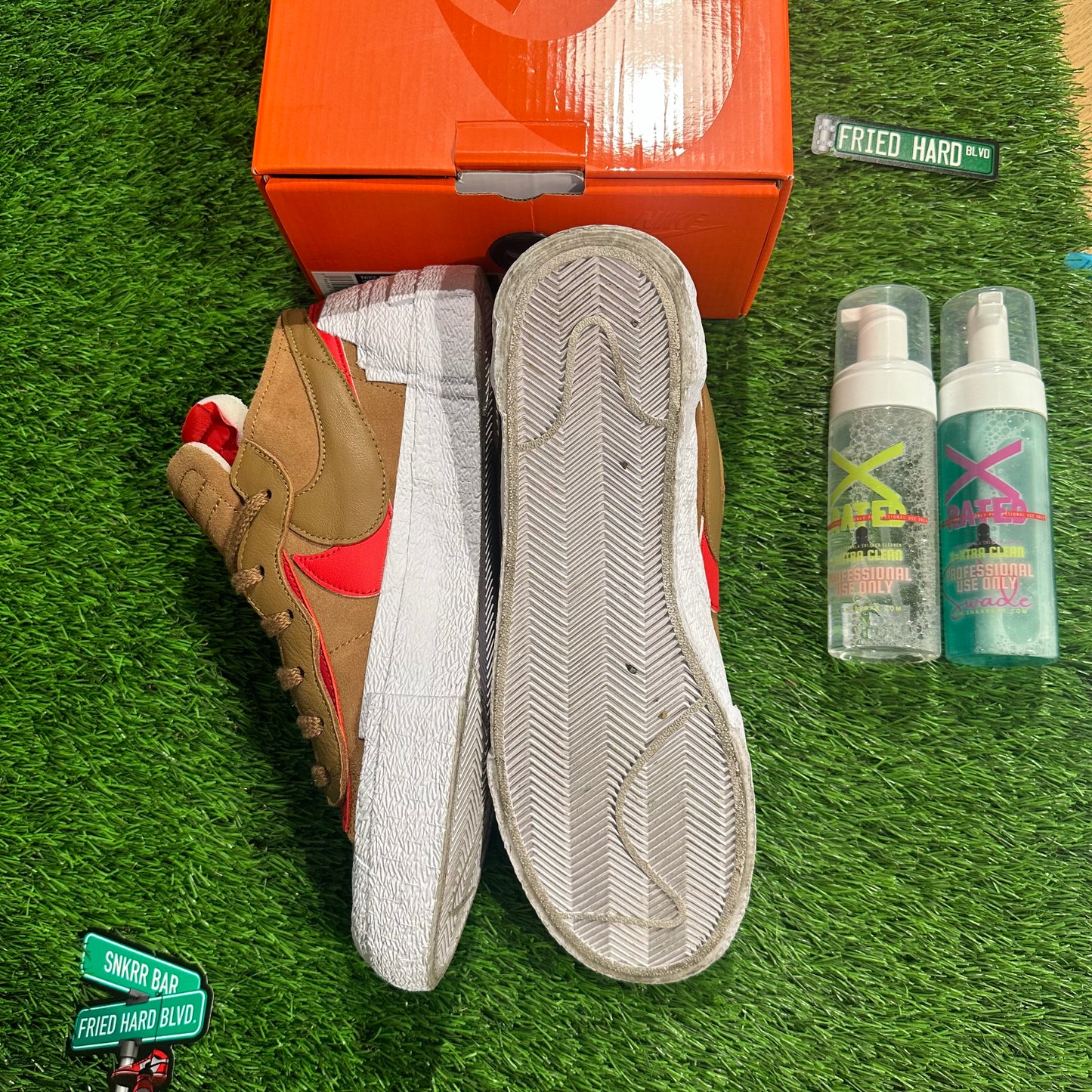 Nike Blazer Low sacai British Tan 10M/11.5W