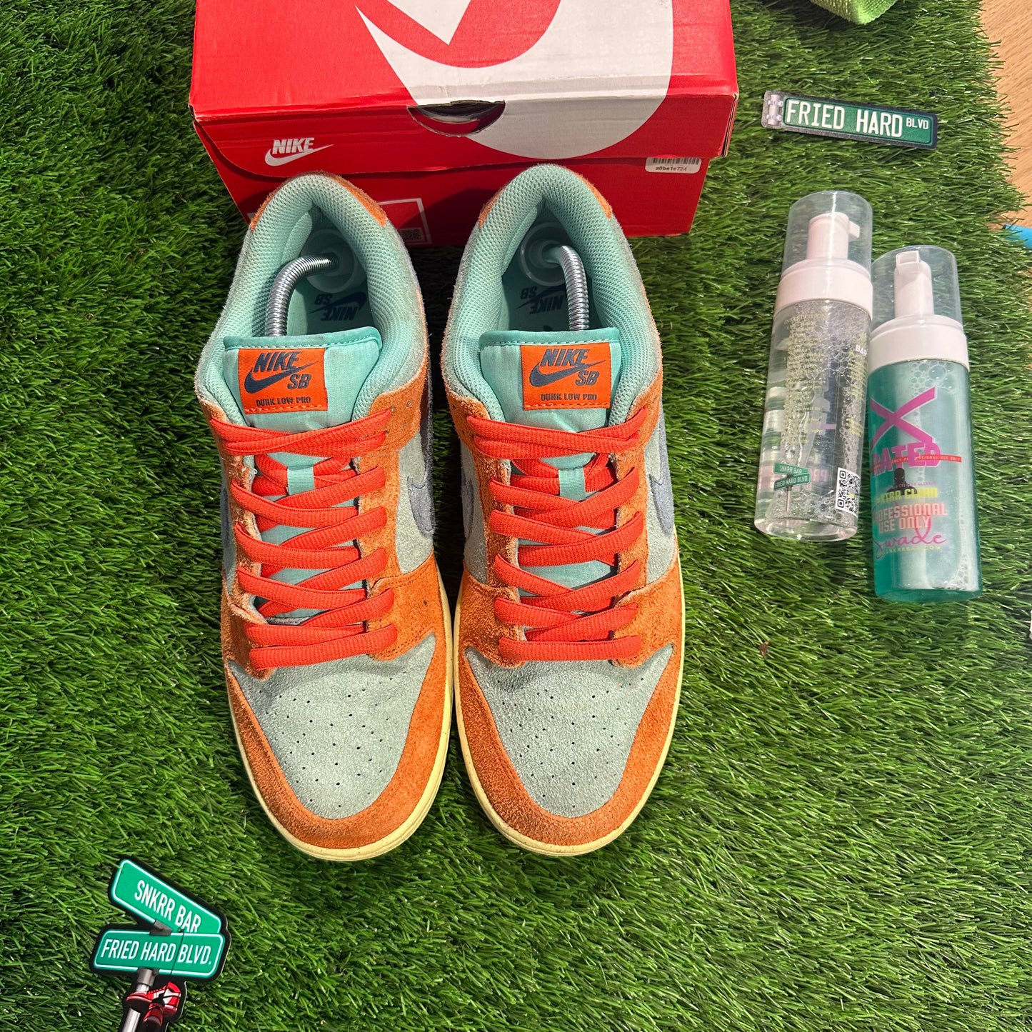 Nike SB Dunk Low Orange Emerald Rise