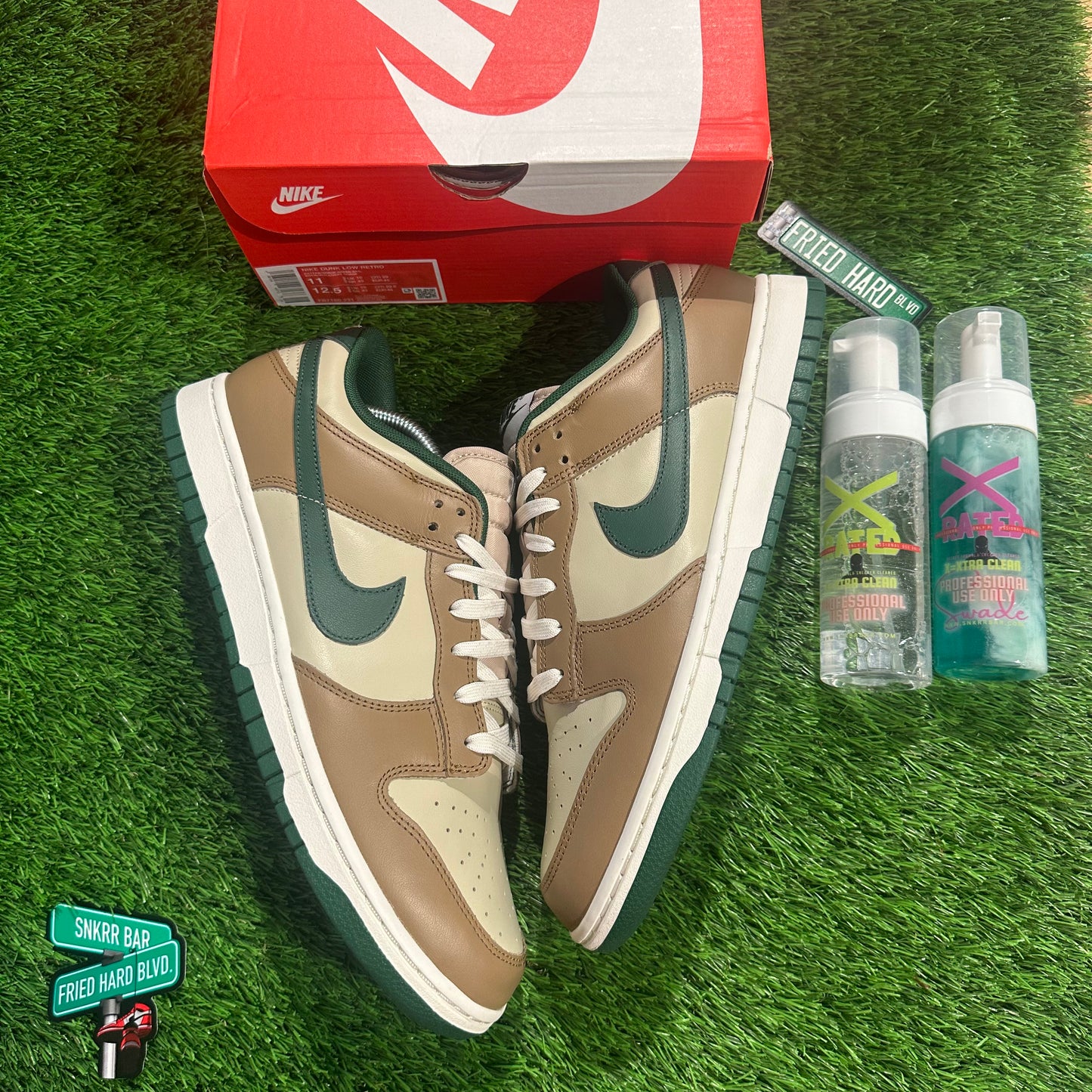 Nike Dunk Low Retro Rattan Gorge Green