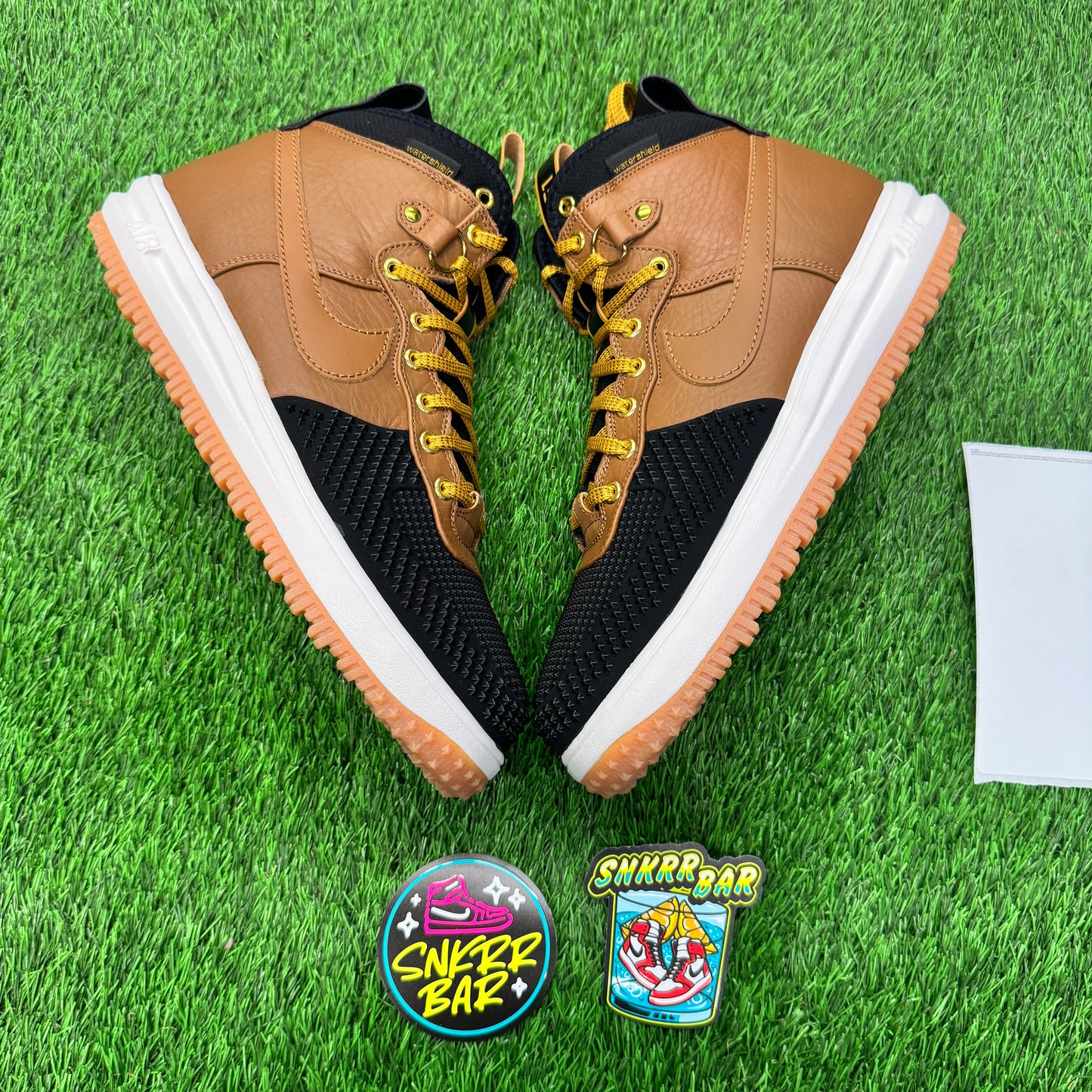 Lunar Force 1 High Duckboot Ale Brown Black SIZE 12M/13.5W