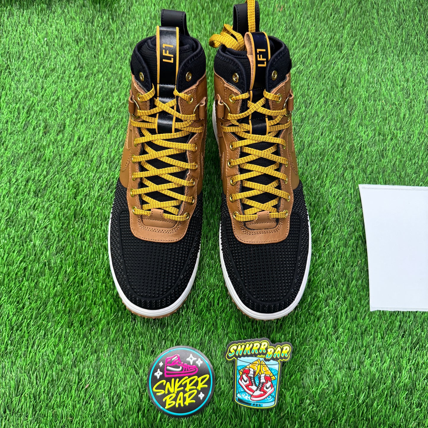 Lunar Force 1 High Duckboot Ale Brown Black SIZE 12M/13.5W