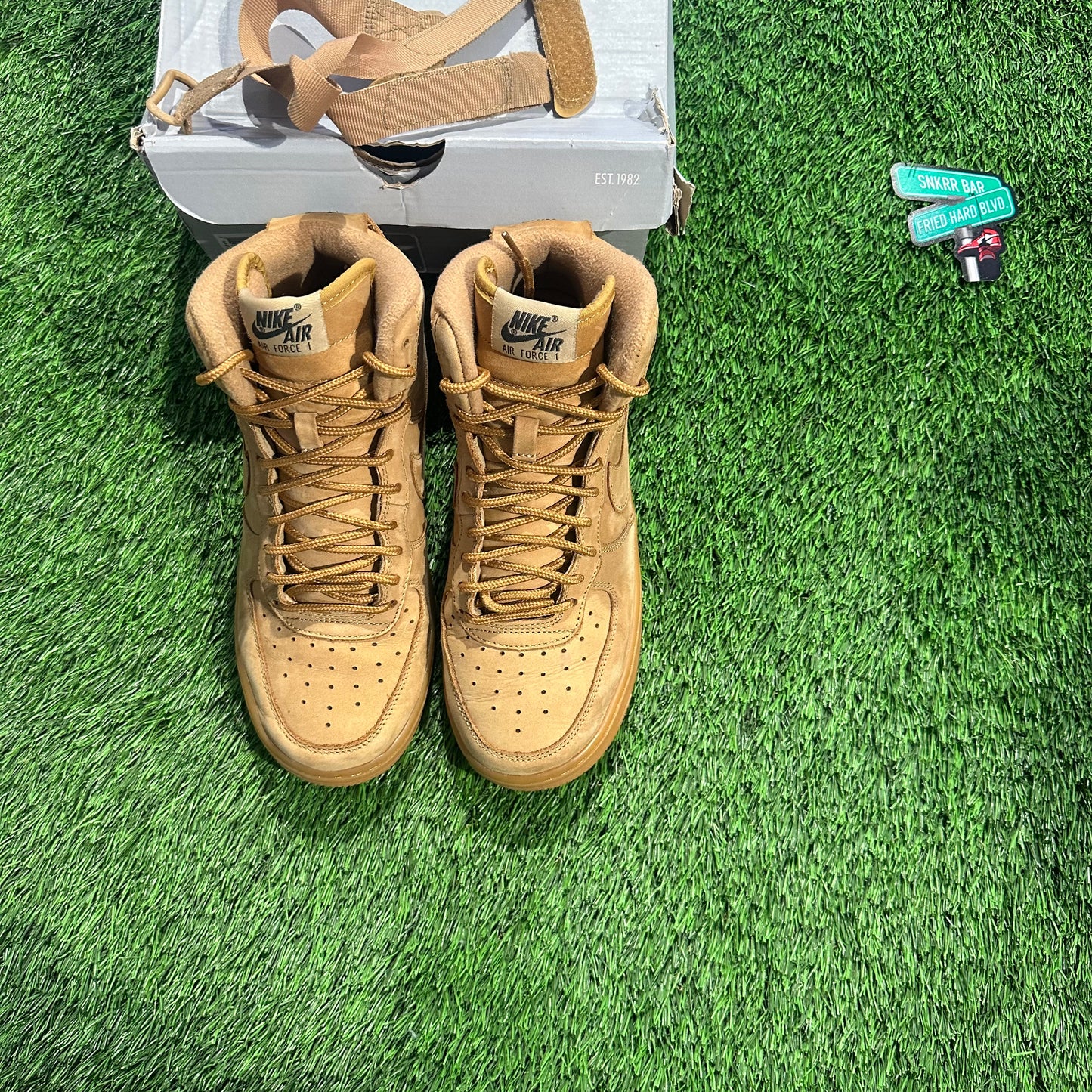 Nike Air Force 1 High Wheat (2015) 5.5Y/7W