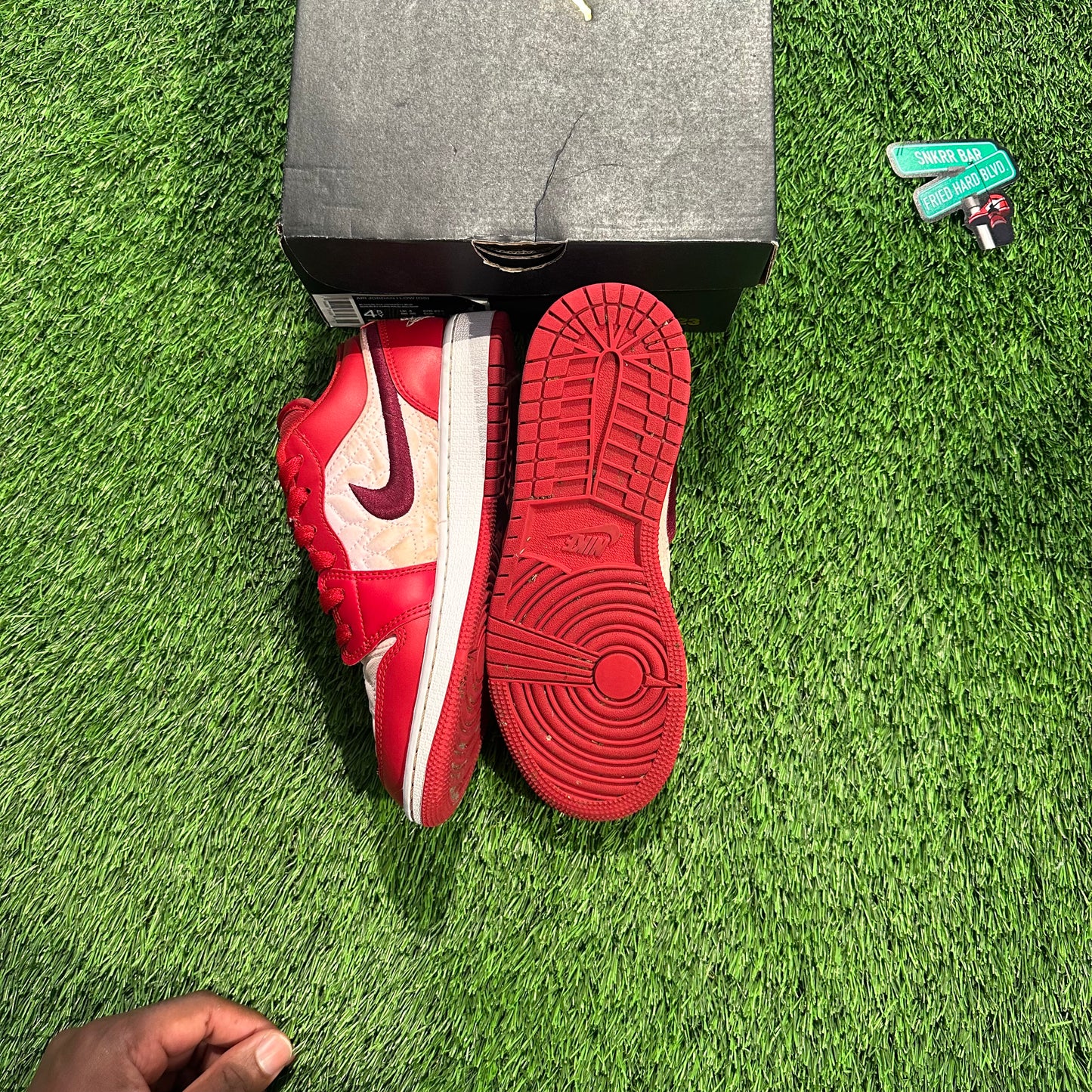 Jordan 1 Low SE Red Quilt (GS)