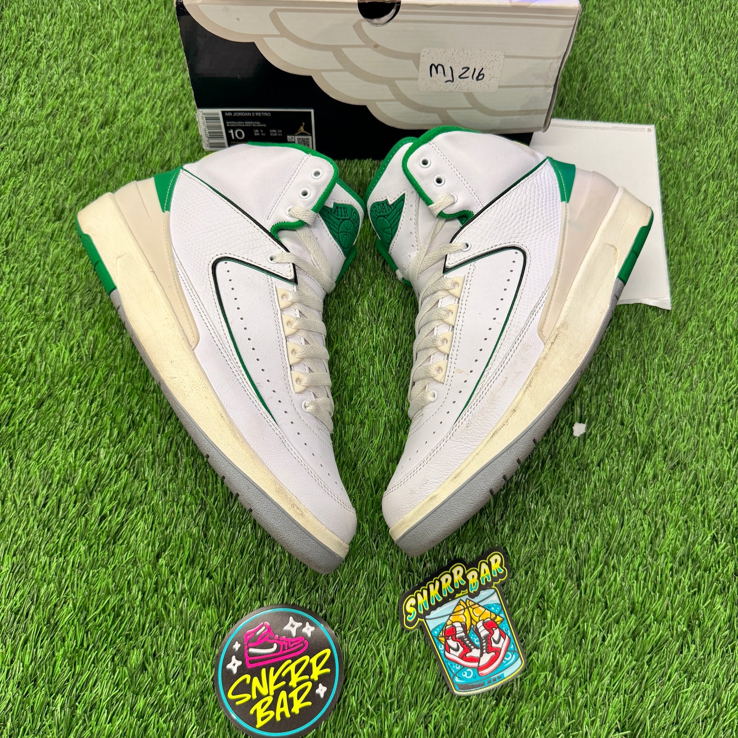 Jordan 2 Retro Lucky Green SIZE 10M/11.5W