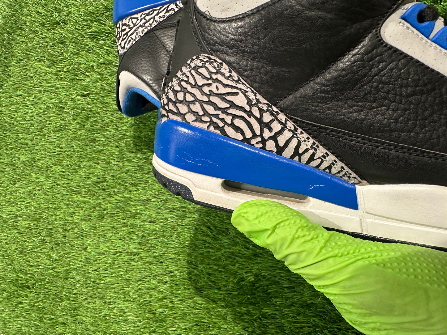 Jordan 3 Retro Sport Blue 9.5M/11W
