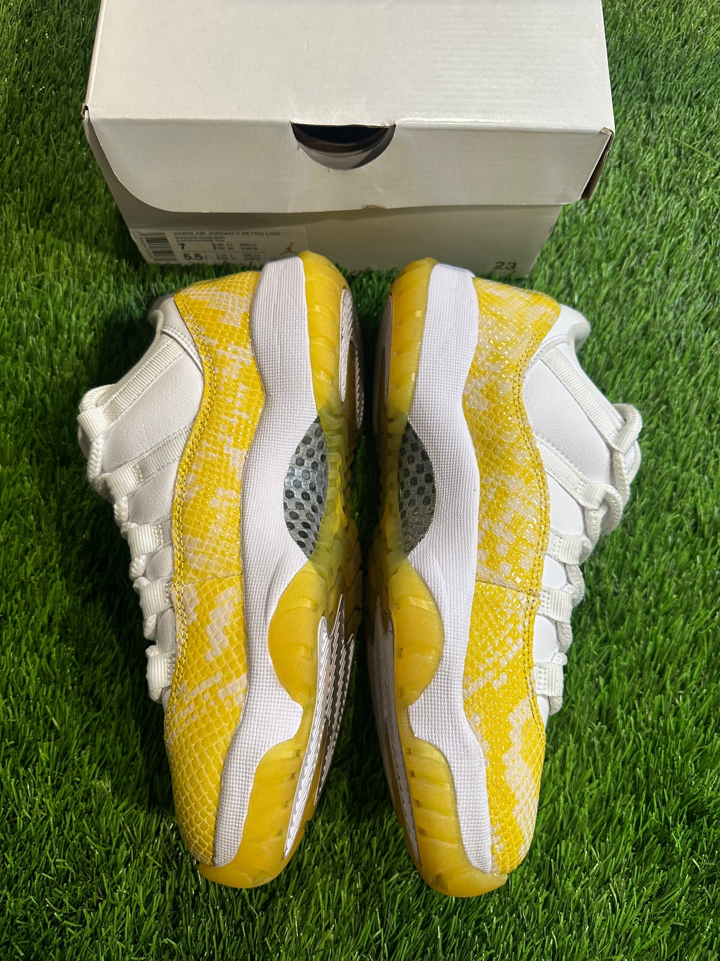 Jordan 11 Retro Low Yellow Snakeskin (Women's)