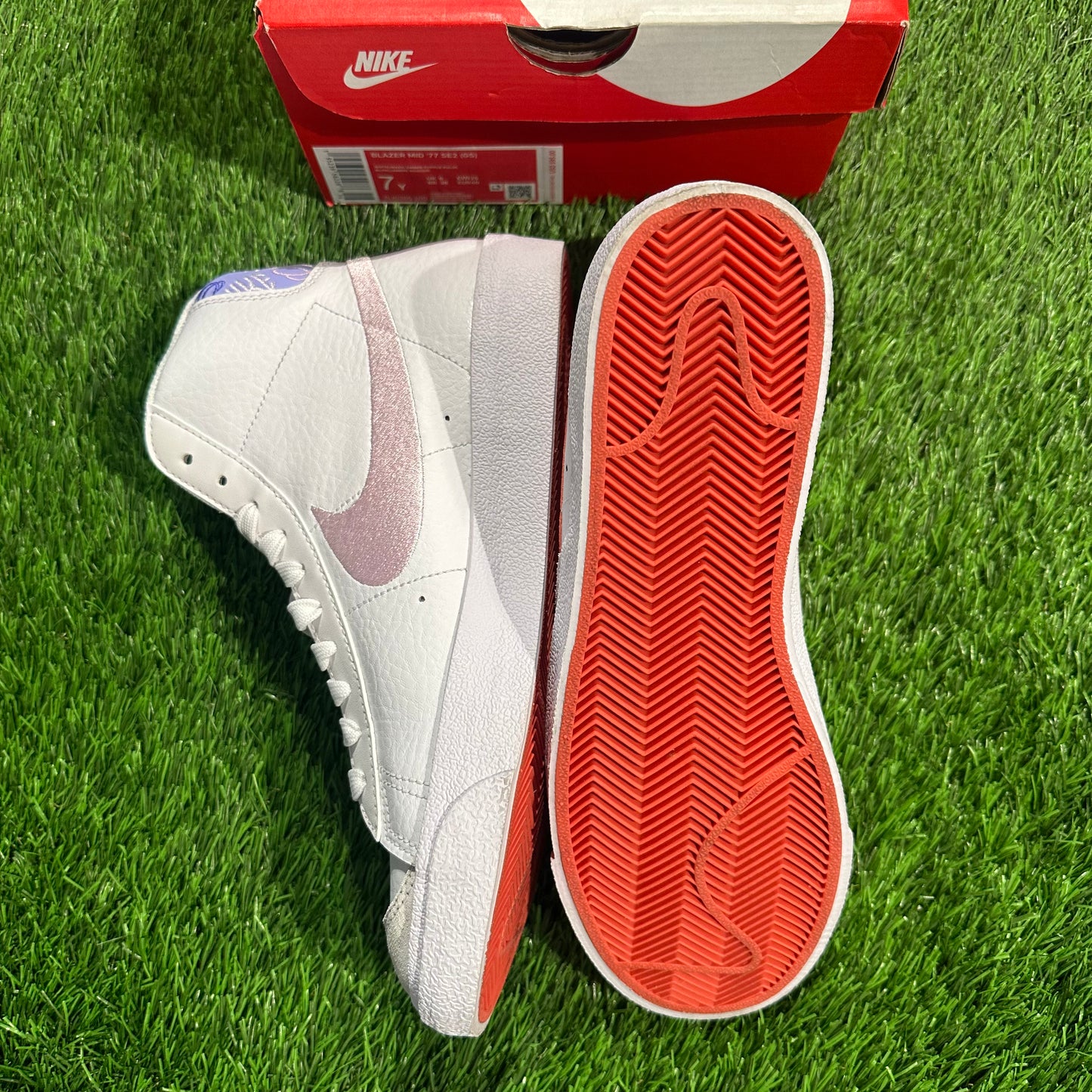 Blazer Mid '77 SE GS 'White Magic Ember'