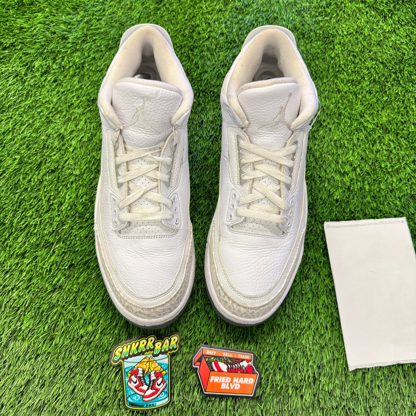 Jordan 3 Retro Pure White (2018) SIZE 12M/13.5W