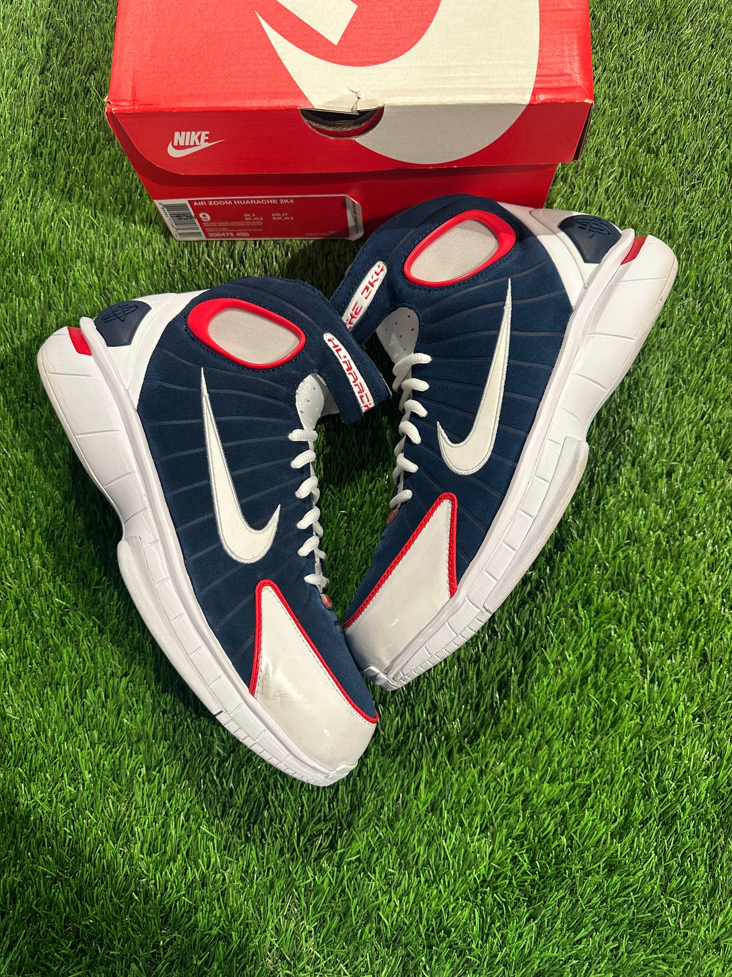 Nike Air Zoom Huarache 2K4 Navy White Red (2016)