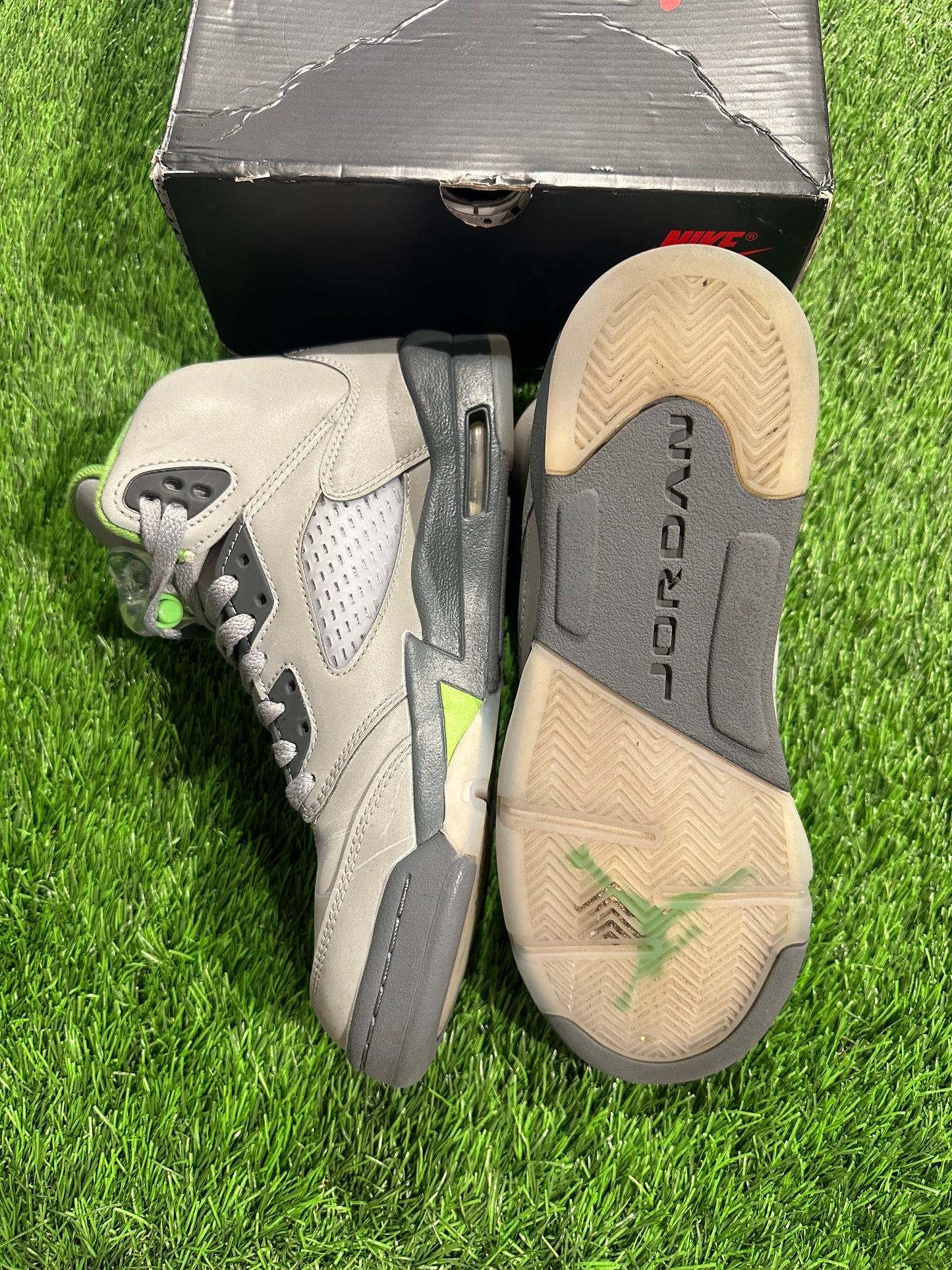 Jordan 5 Retro Green Bean (2022) (GS) 6.5Y/8W