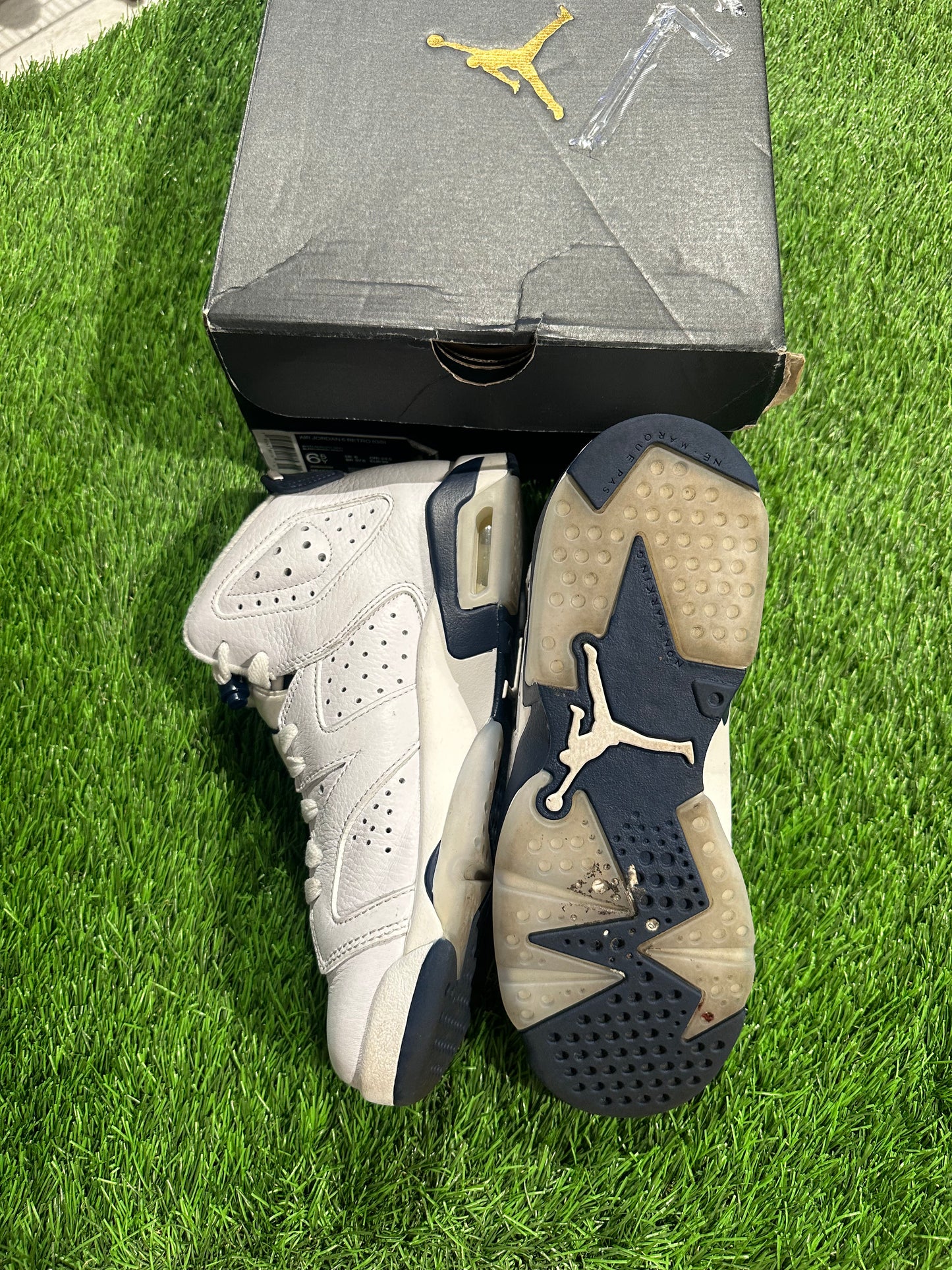 Jordan 6 Retro Midnight Navy (2022) (GS) 6.5Y/8W
