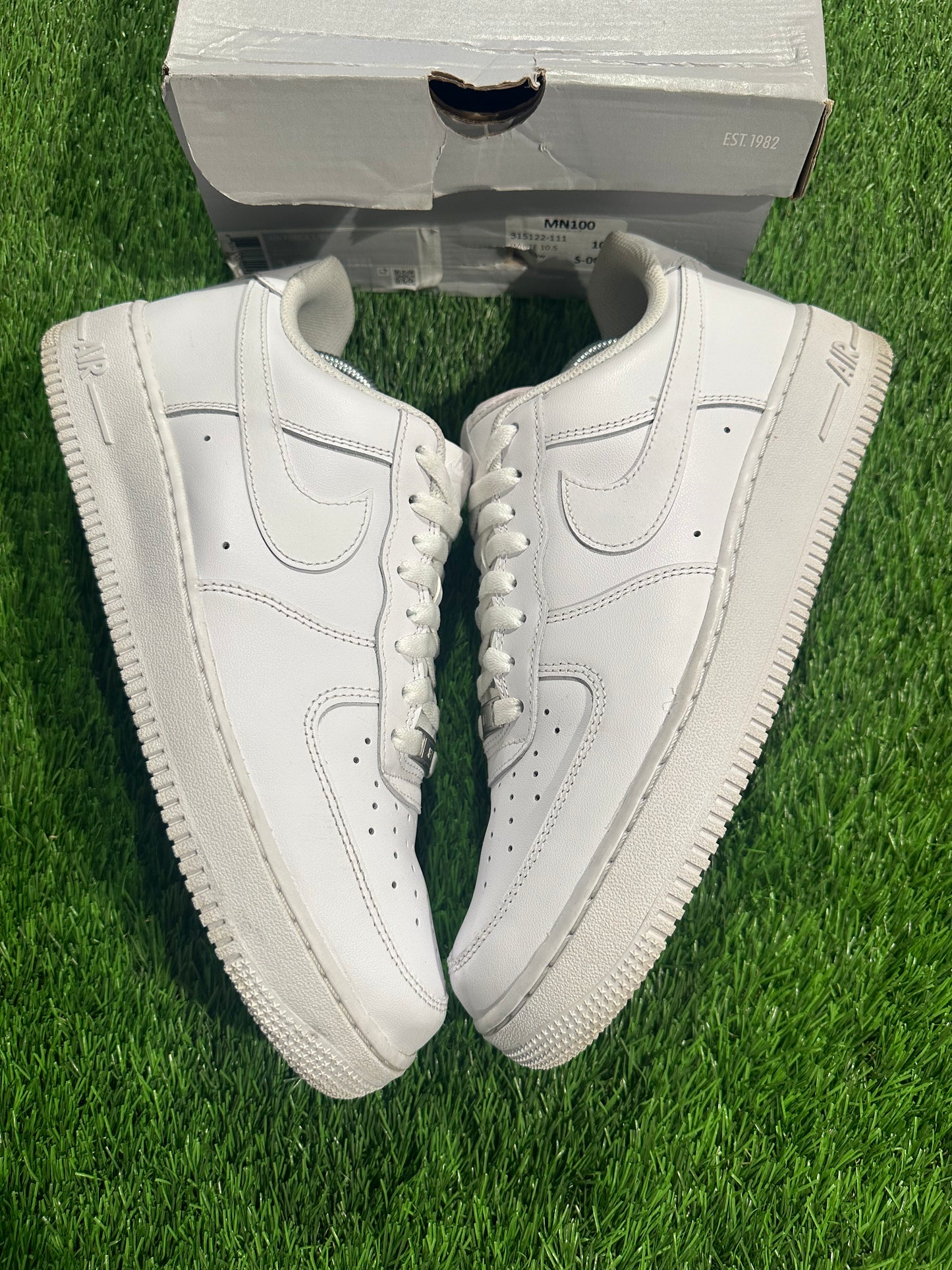 Nike Air Force 1 Low '07 White 10.5M/12W