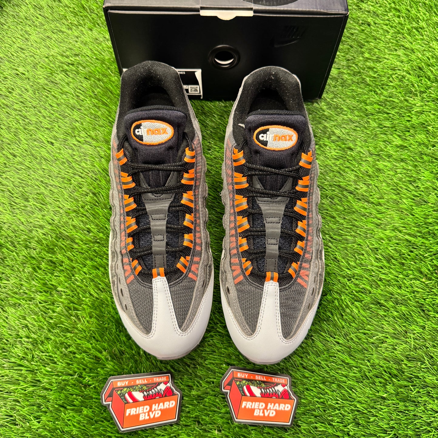 Air Max 95 Kim Jones Black Total Orange SIZE 9M/10.5W