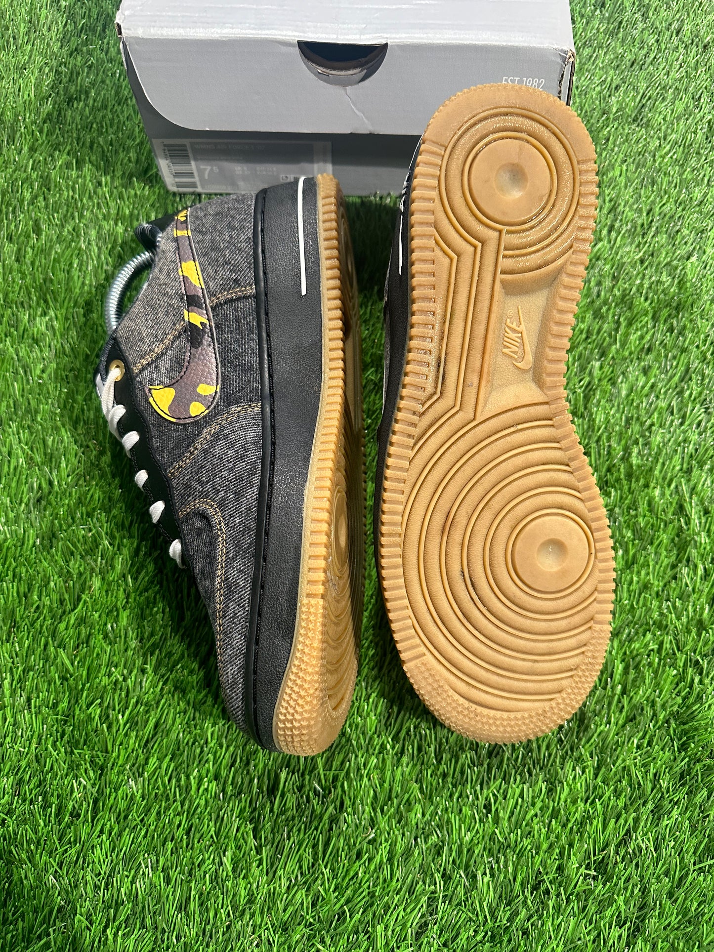 Nike Air Force 1 Low Remix Black (GS) 6.5Y/8W