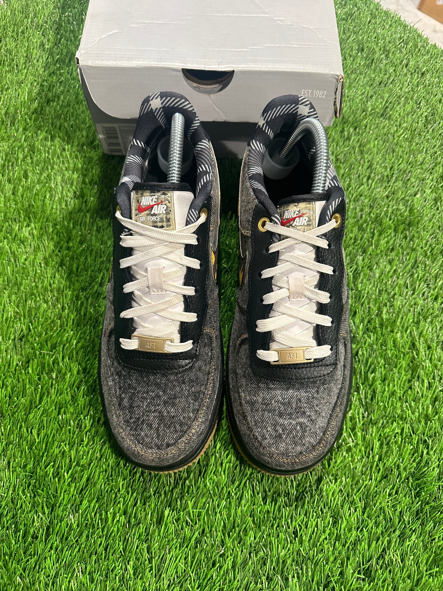 Nike Air Force 1 Low Remix Black (GS) 6.5Y/8W