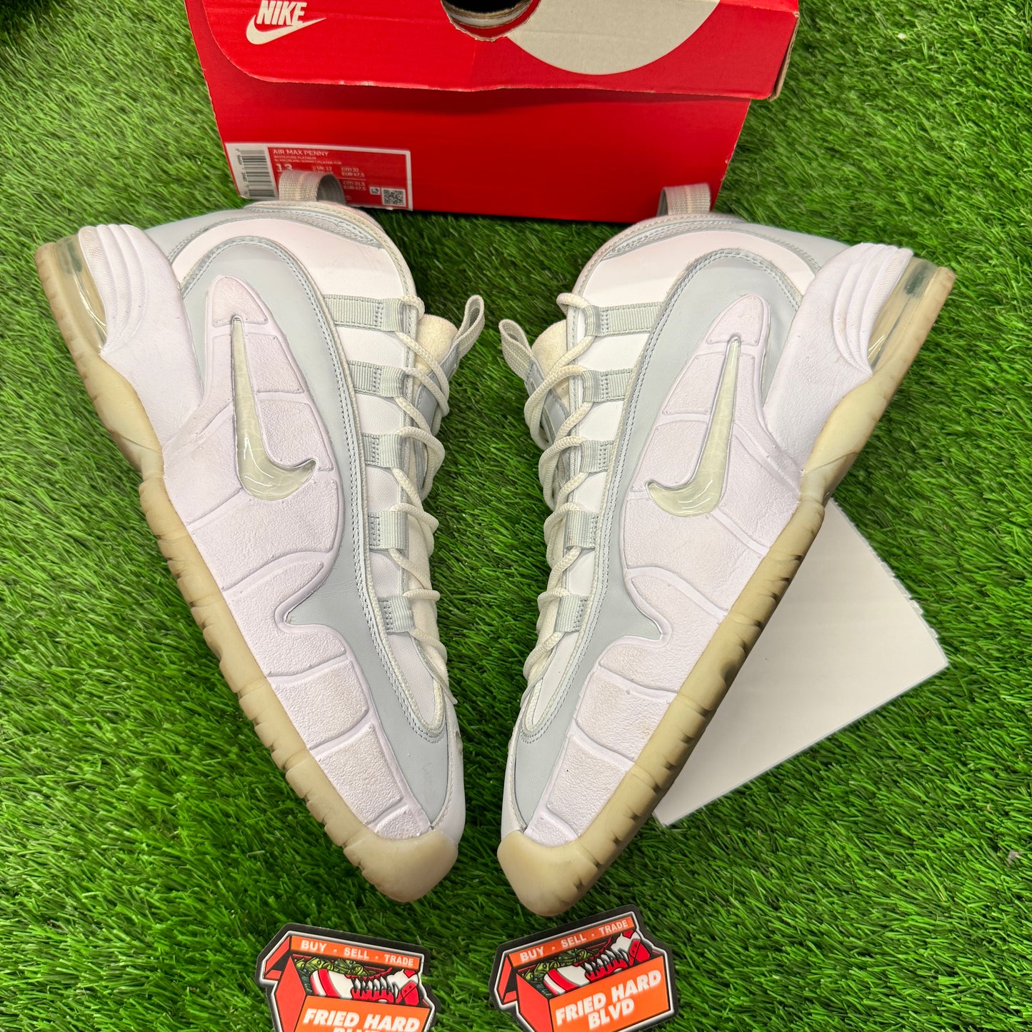 Air Max Penny 1 Pure Platinum SIZE 13M/14.5W