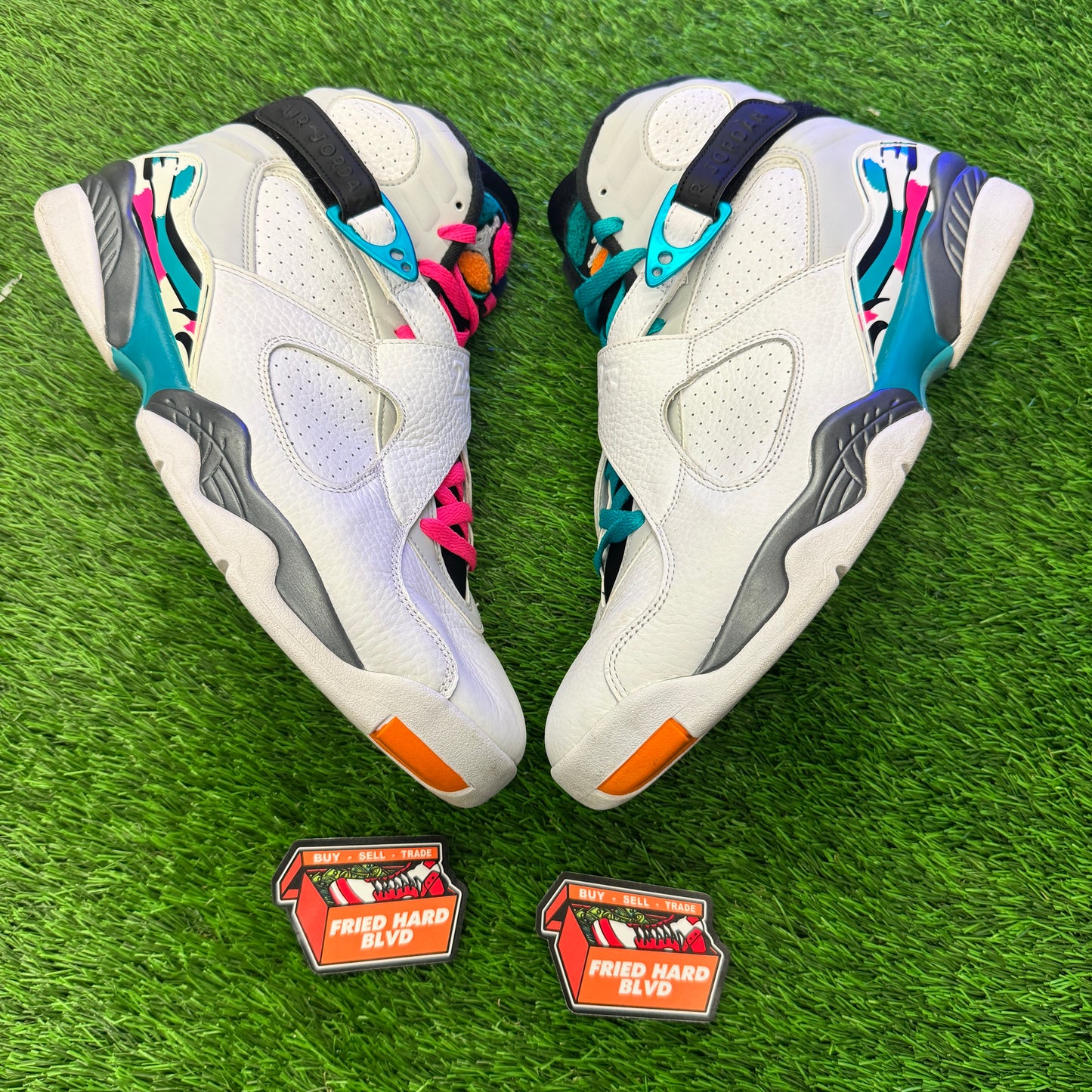 Jordan 8 Retro South Beach 13M/14.5W