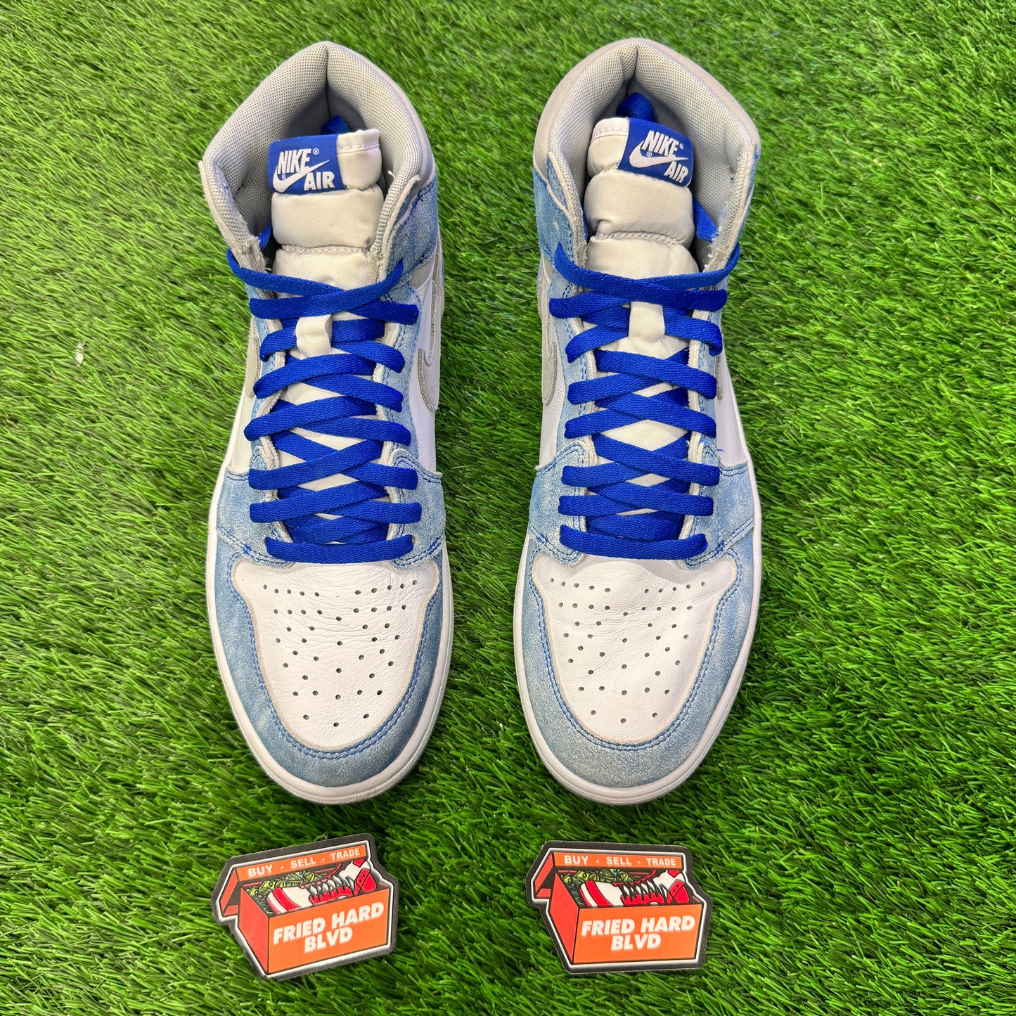 Jordan 1 Retro High Hyper Royal Smoke Grey SIZE 11.5M/13W