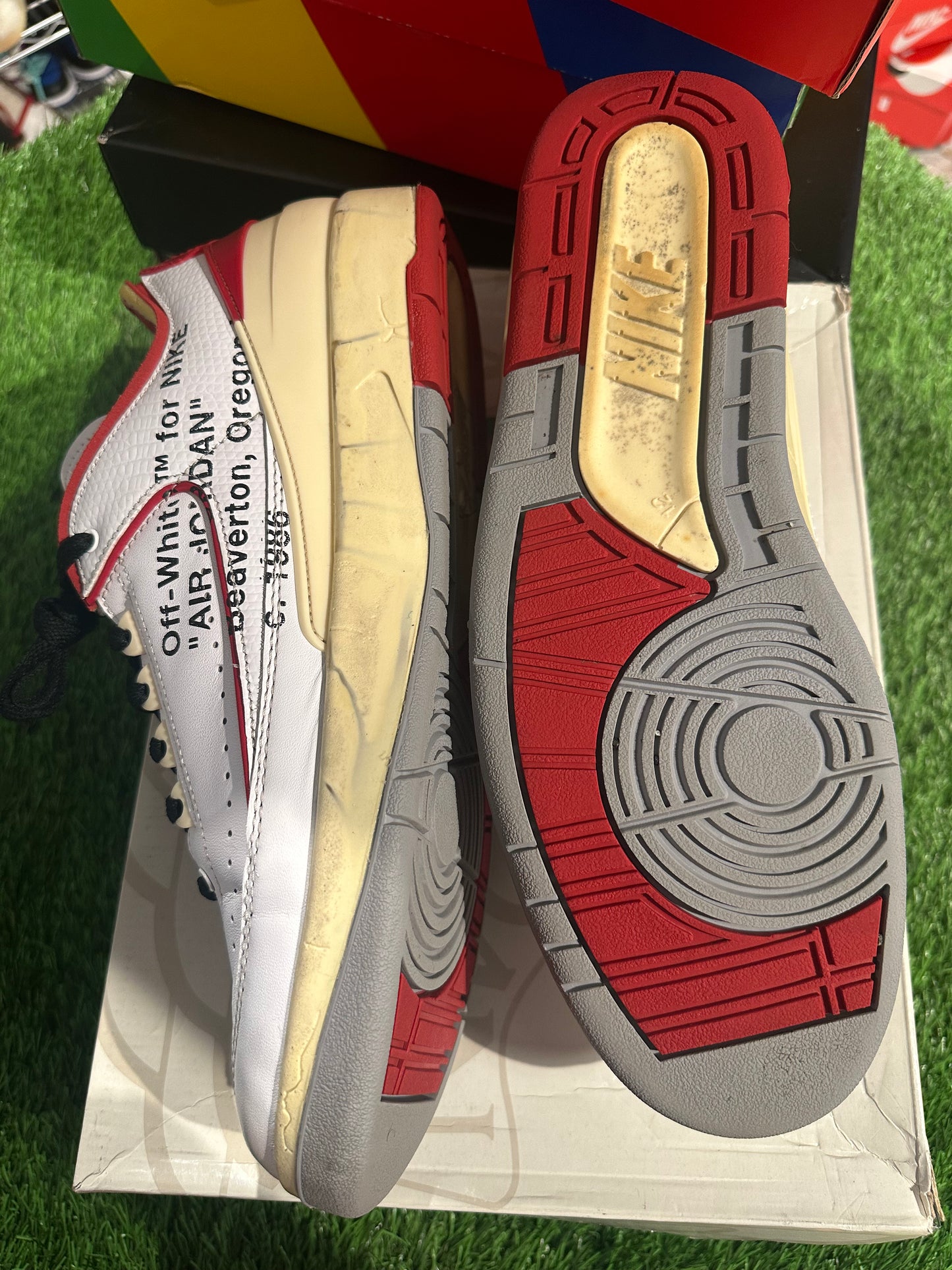 Jordan 2 Retro Low SP Off-White White Red