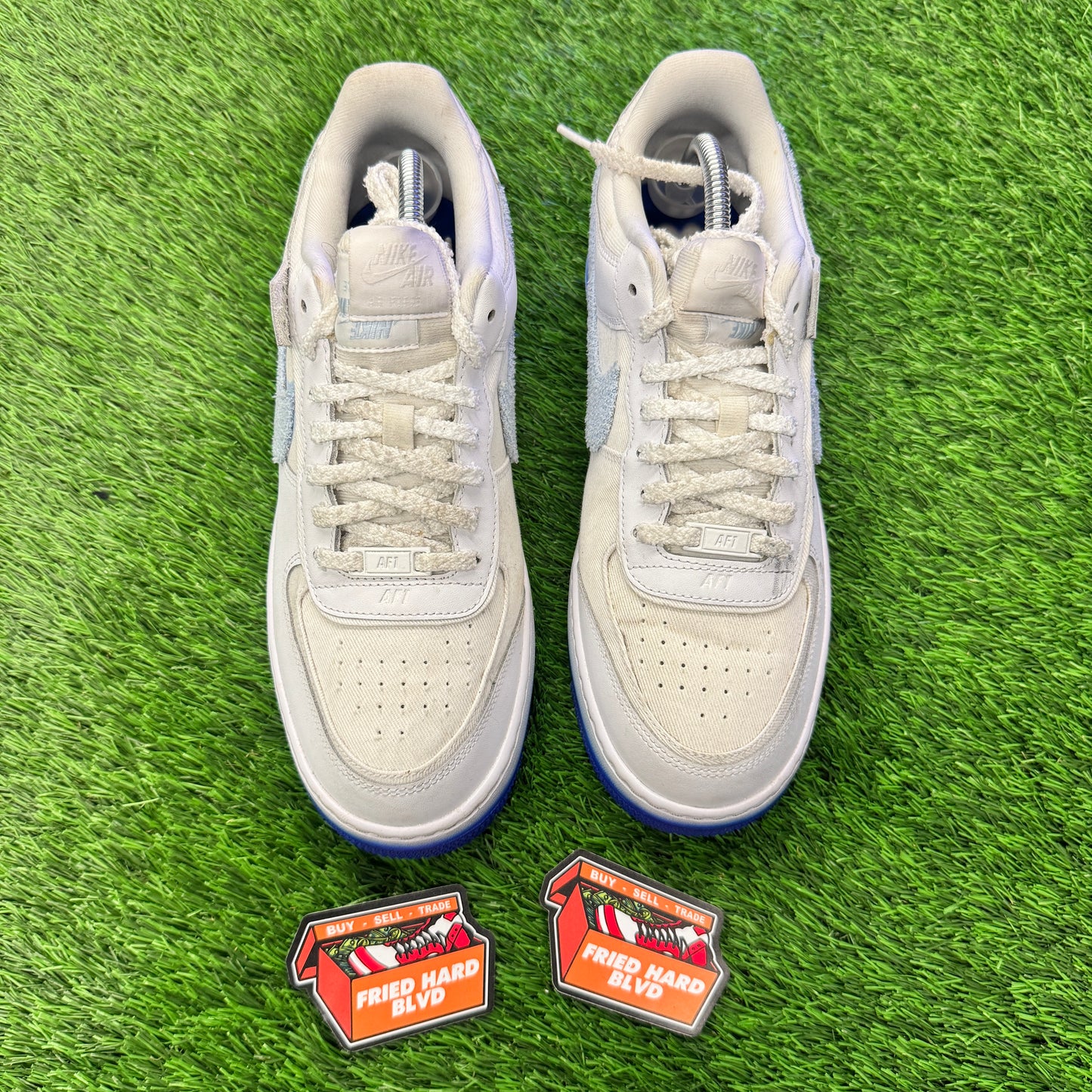 Air Force 1 Low Shadow Chenille Swoosh Blue Tint (Women's) SIZE 9.5M/11W