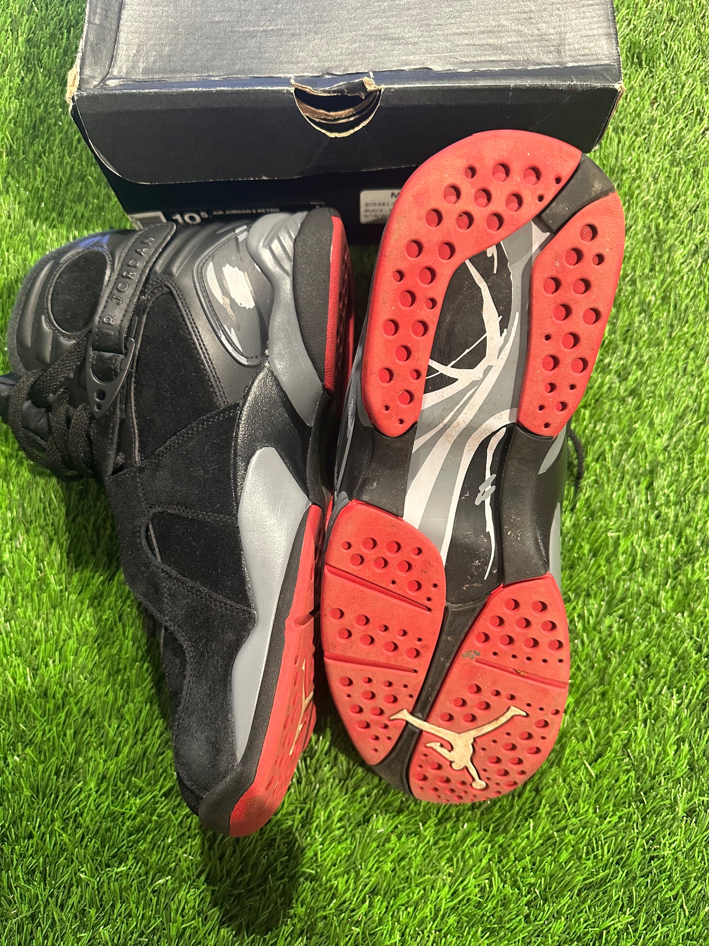 Jordan 8 Retro Black Cement 10.5M/12W