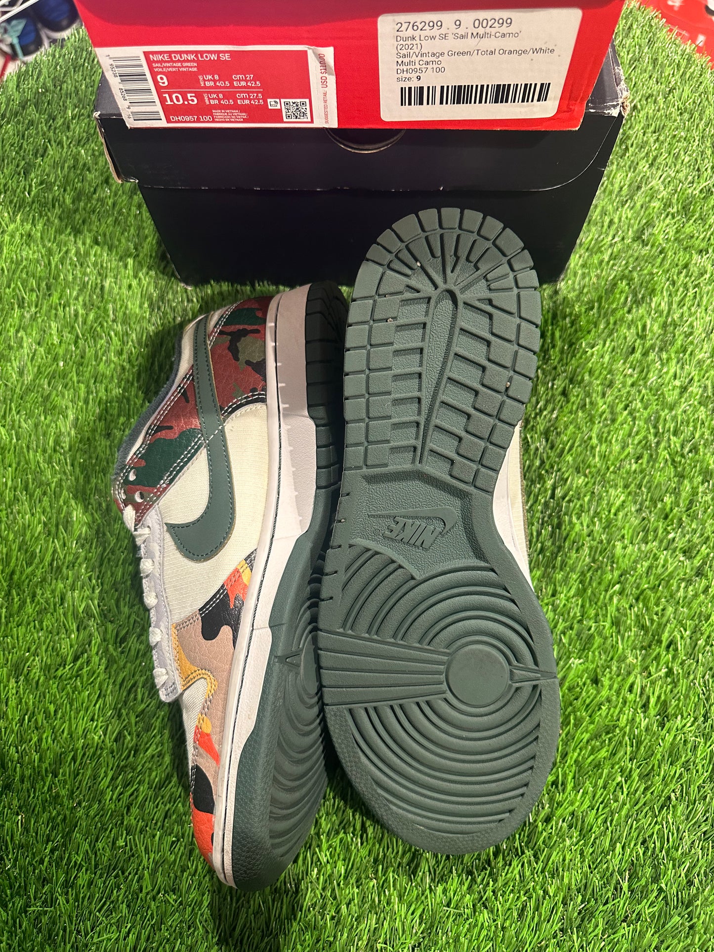 Nike Dunk Low SE Sail Multi-Camo