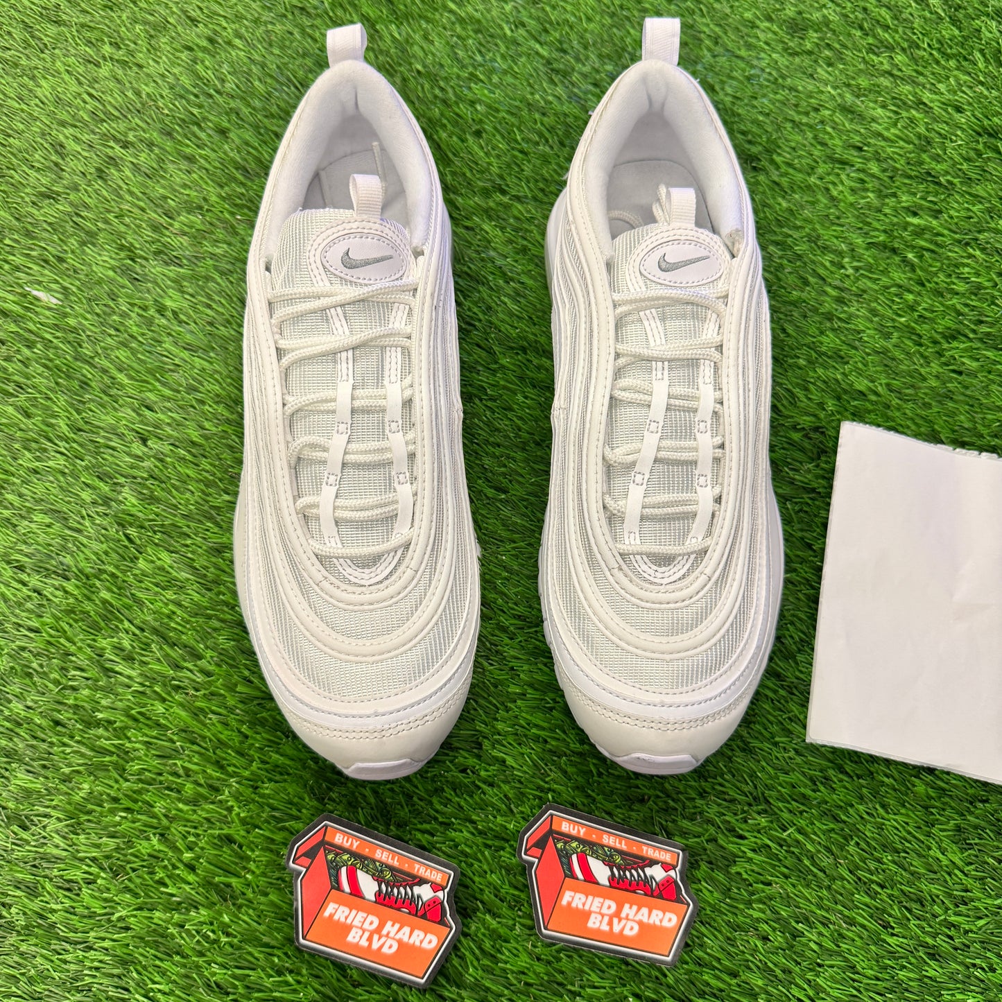Air Max 97 Triple White Wolf Grey SIZE 11M/12.5W