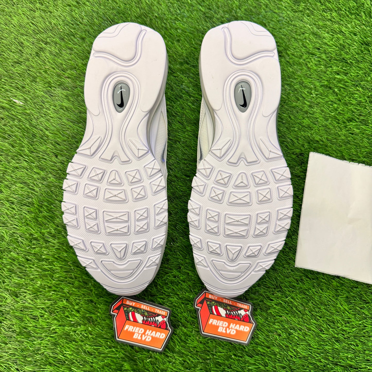 Air Max 97 Triple White Wolf Grey SIZE 11M/12.5W