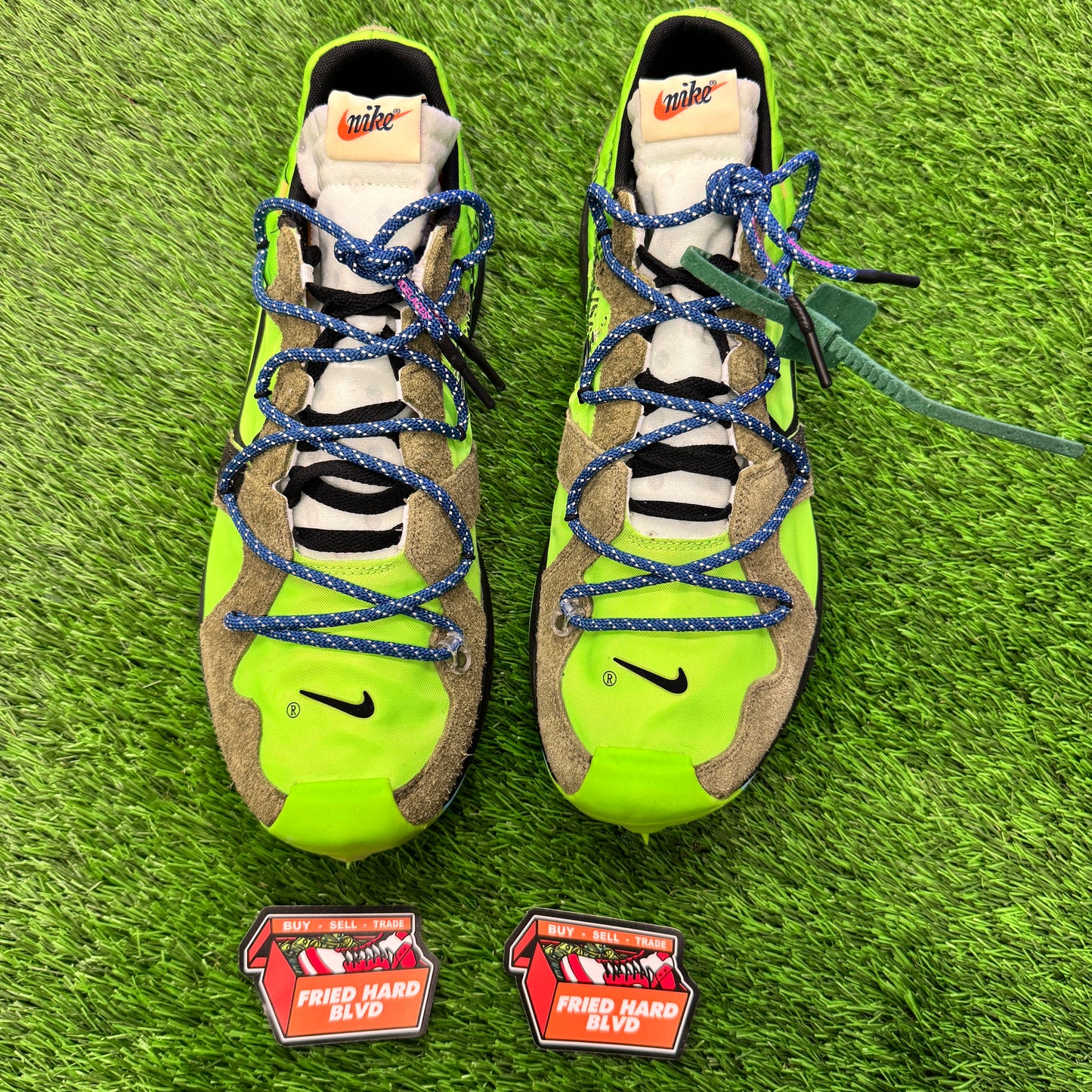 Zoom Terra Kiger 5 OFF-WHITE Electric Green (Women's) SIZE 13M/14.5W