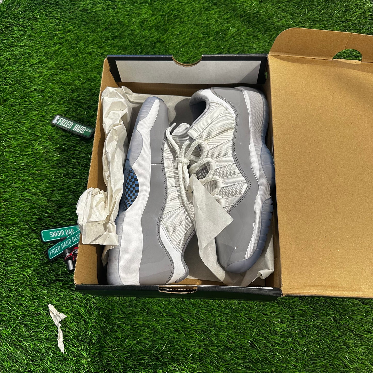 Air Jordan 11 Retro Low GS 'Cement Grey'
