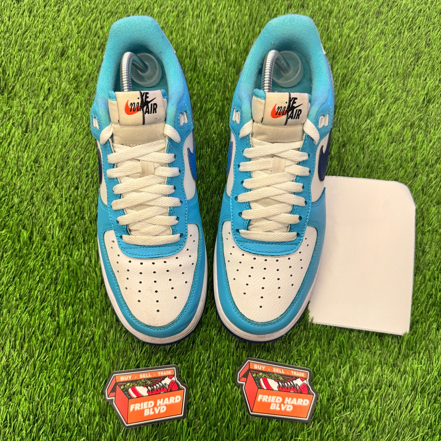 Air Force 1 Low '07 LV8 Split Light Photo Blue Deep Royal SIZE 8.5M/10W