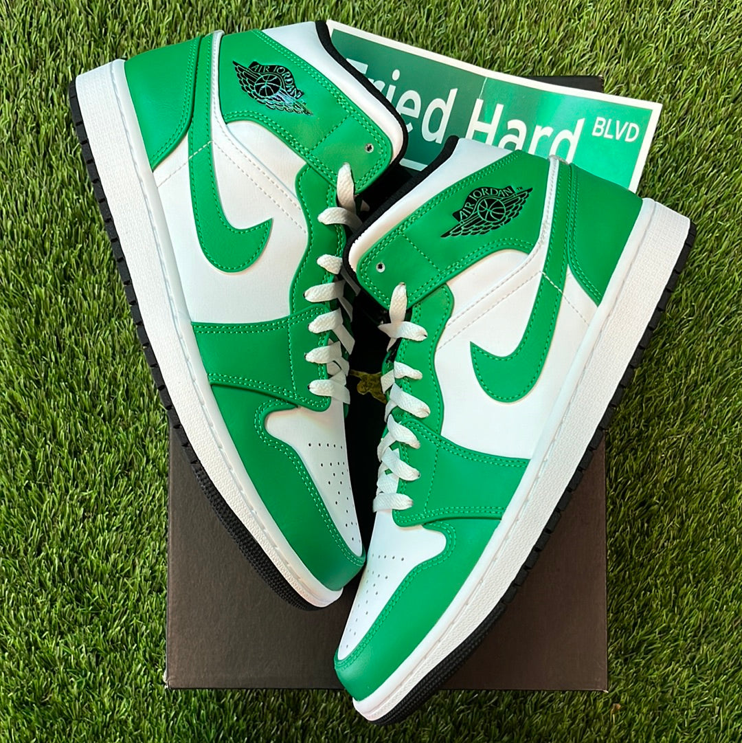 Air Jordan 1 Mid 'Lucky Green'