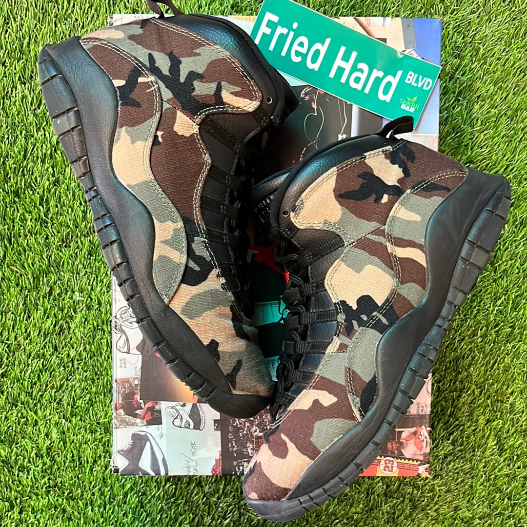 Air Jordan 10 Retro 'Woodland Camo'