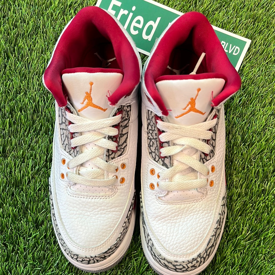 Air Jordan 3 Retro GS 'Cardinal Red'