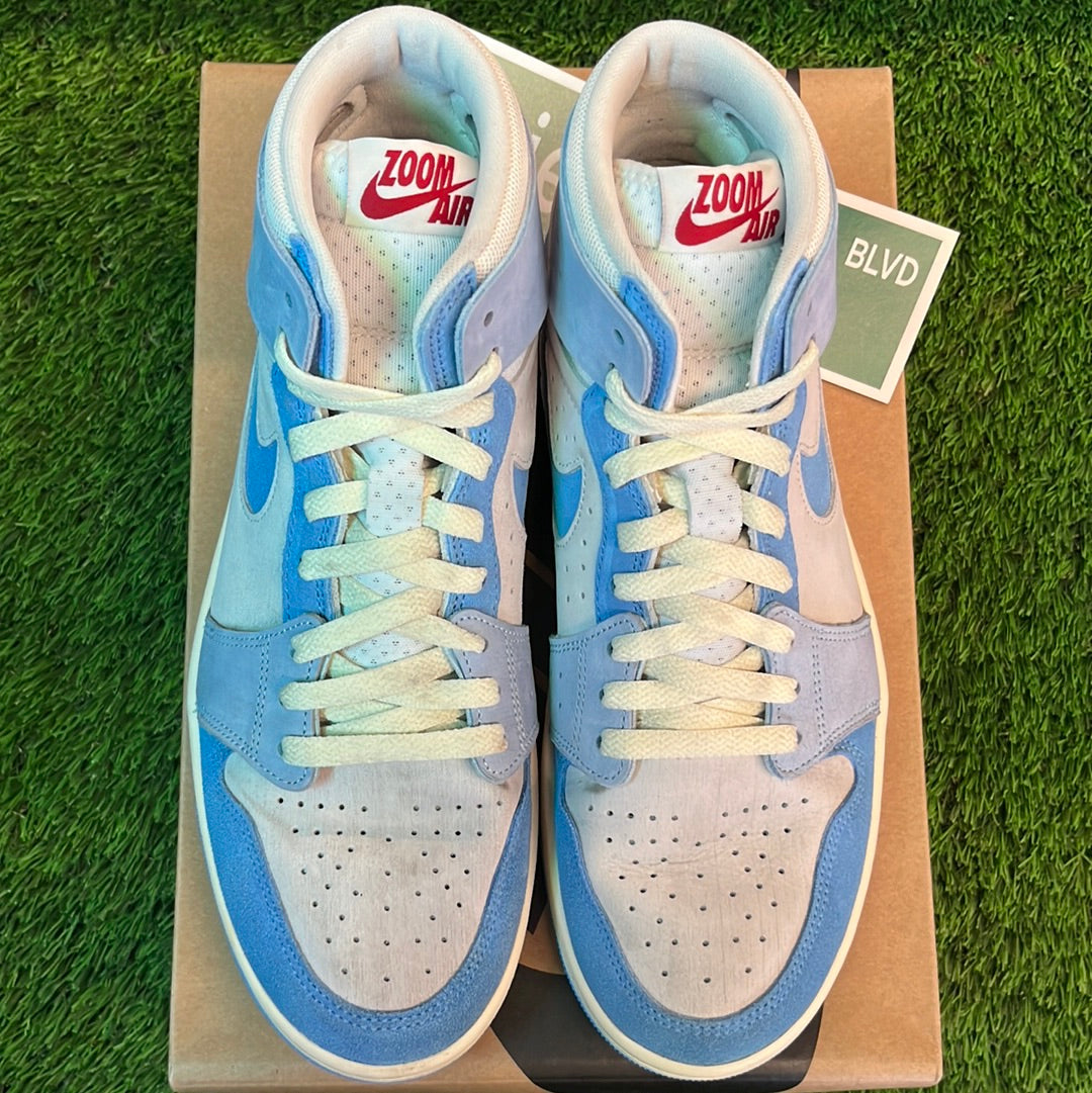 Jordan 1 High Zoom Air Comfort 2 Phantom University Blue (Women's) 8.5M/10W