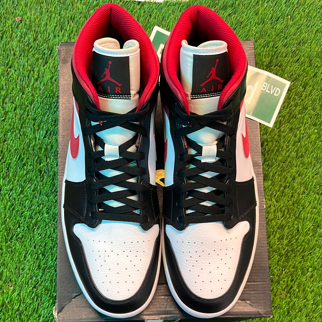 Air Jordan 1 Mid 'Black Gym Red'