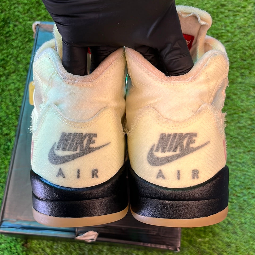 Off-White x Air Jordan 5 SP 'Sail'