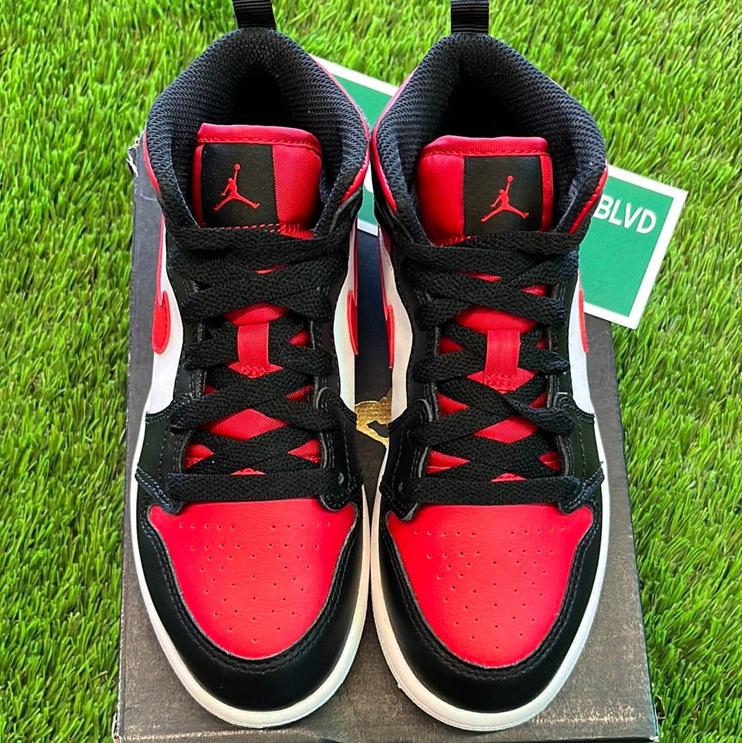 Air Jordan 1 Mid PS 'Black Fire Red'