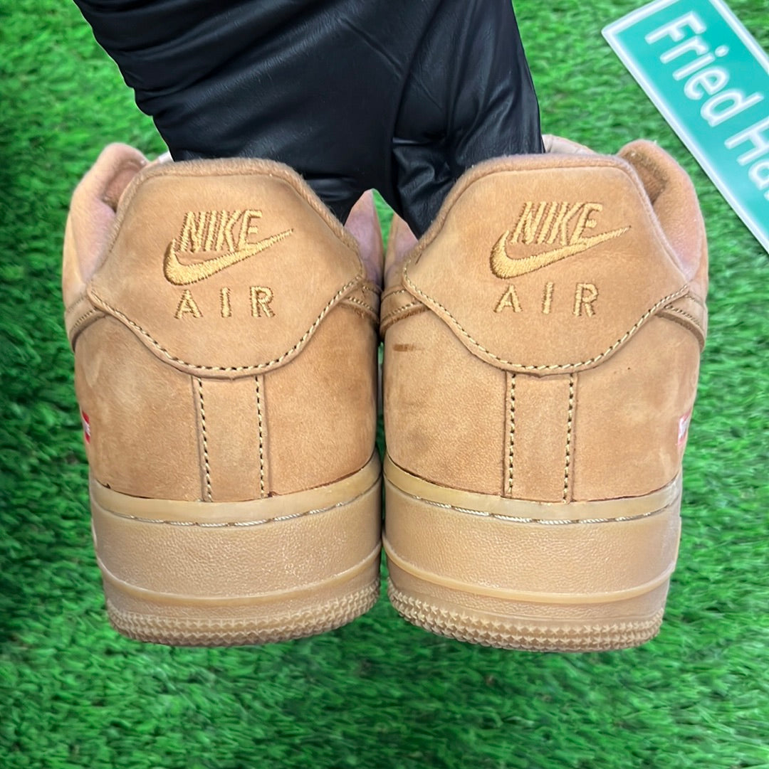 Supreme x Air Force 1 Low SP 'Wheat'