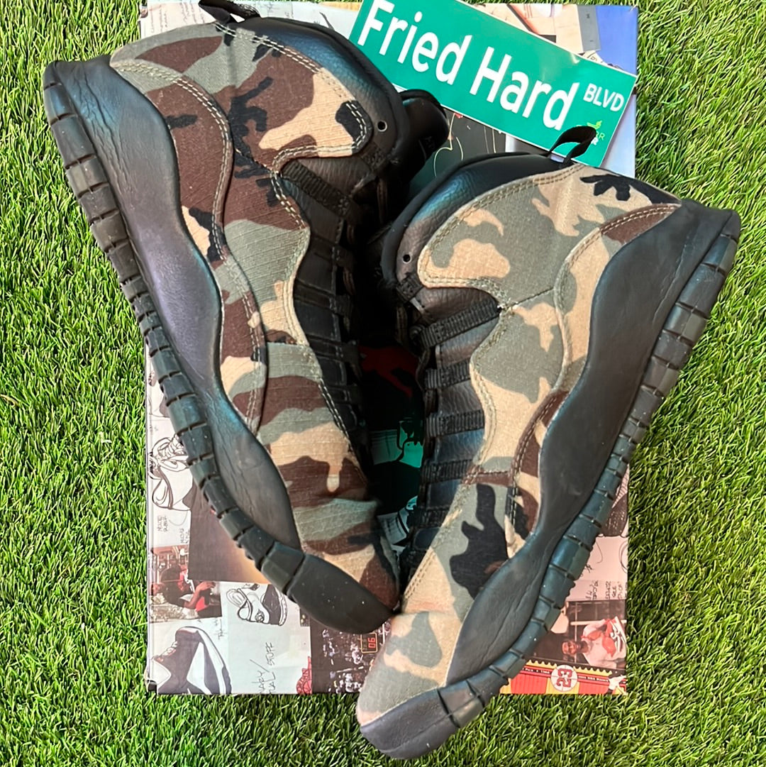 Air Jordan 10 Retro 'Woodland Camo'