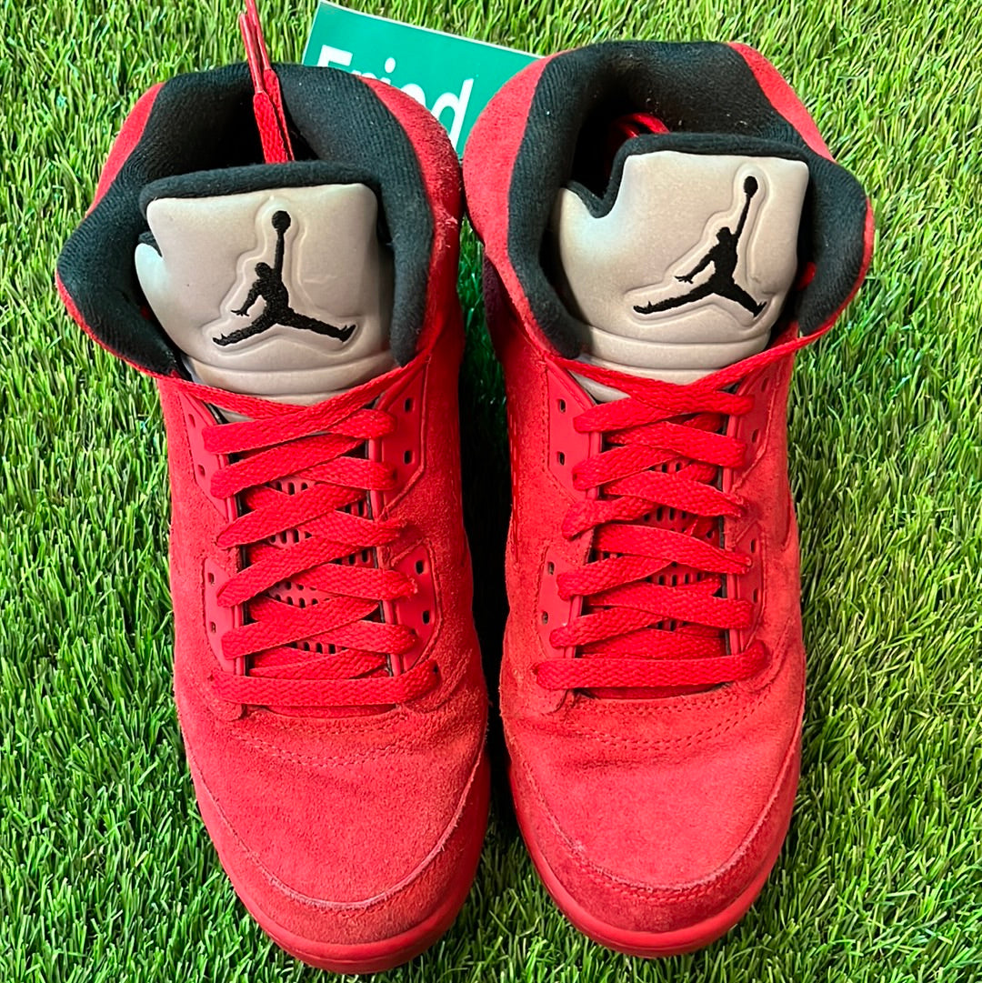Air Jordan 5 Retro BG 'Red Suede'