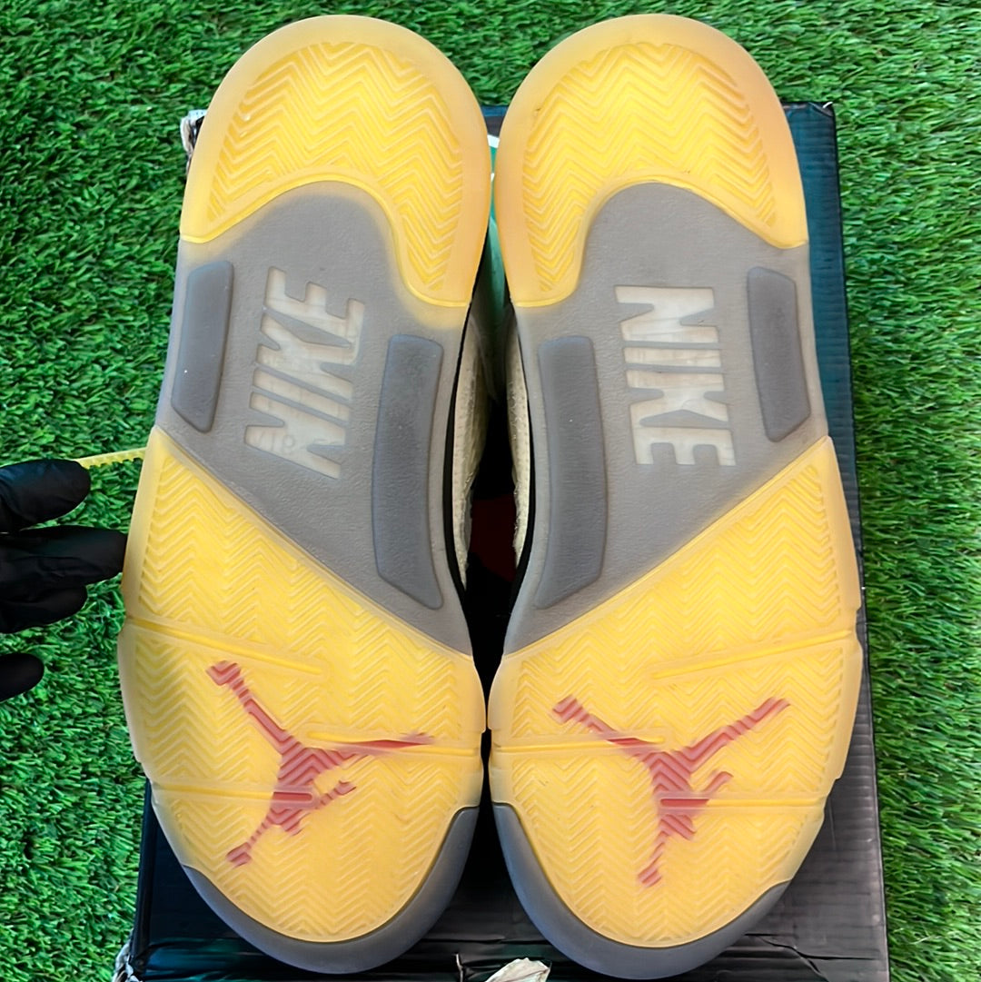 Off-White x Air Jordan 5 SP 'Sail'