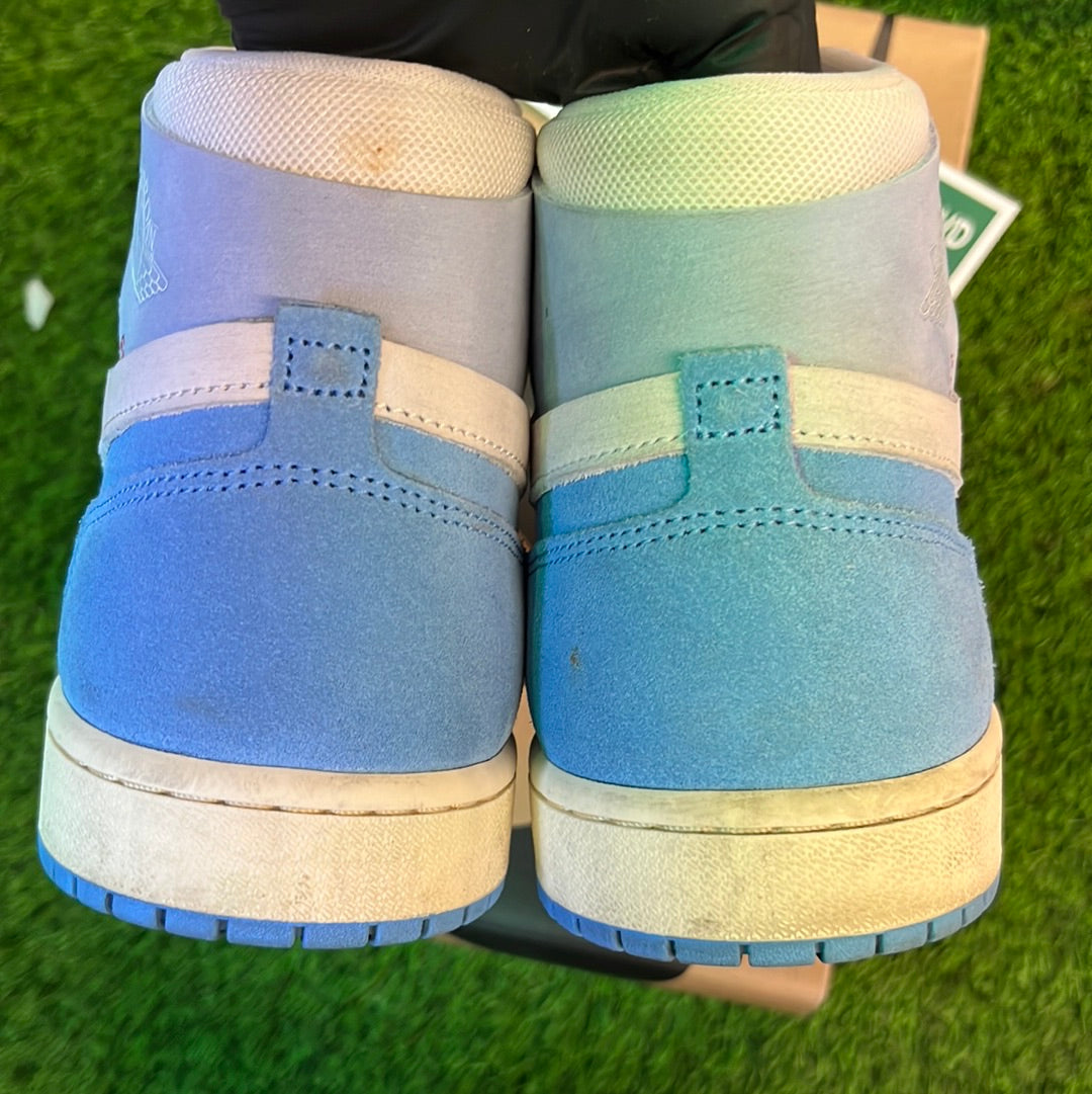 Jordan 1 High Zoom Air Comfort 2 Phantom University Blue (Women's) 8.5M/10W